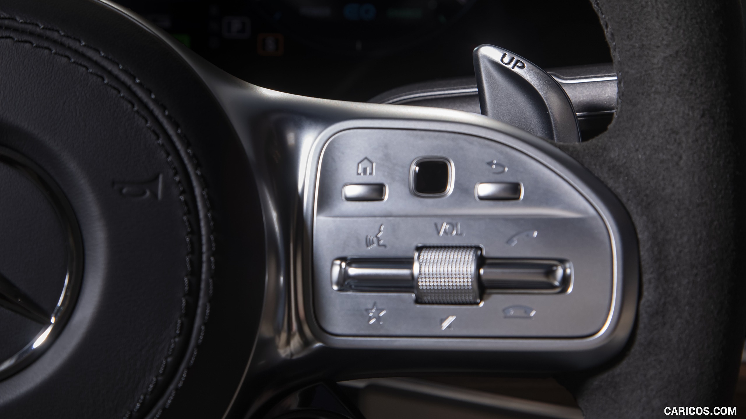 2021 Mercedes-AMG GLS 63 (US-Spec) - Interior, Steering Wheel, #70 of 95