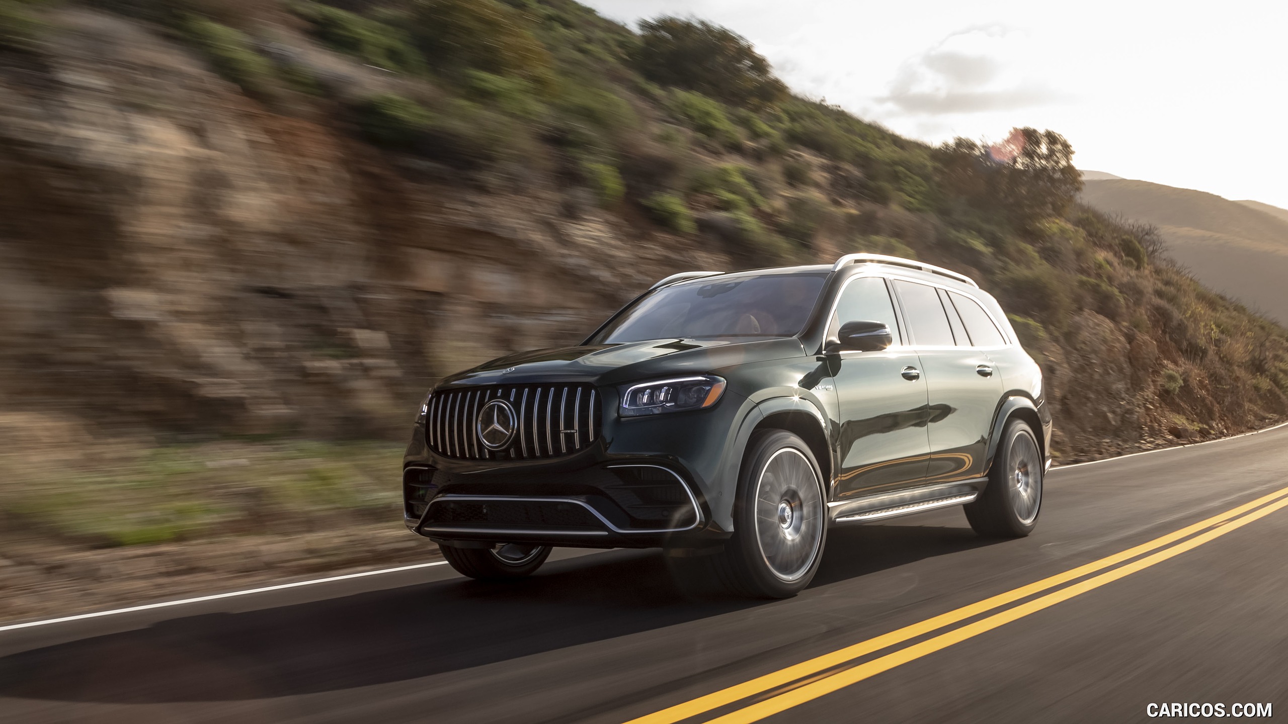 2021 Mercedes-AMG GLS 63 (US-Spec) - Front Three-Quarter | Caricos