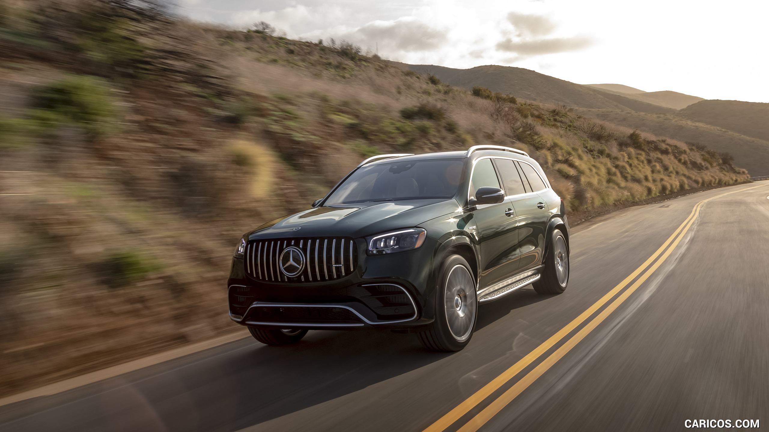 2021 Mercedes-AMG GLS 63 (US-Spec) - Front Three-Quarter | Caricos