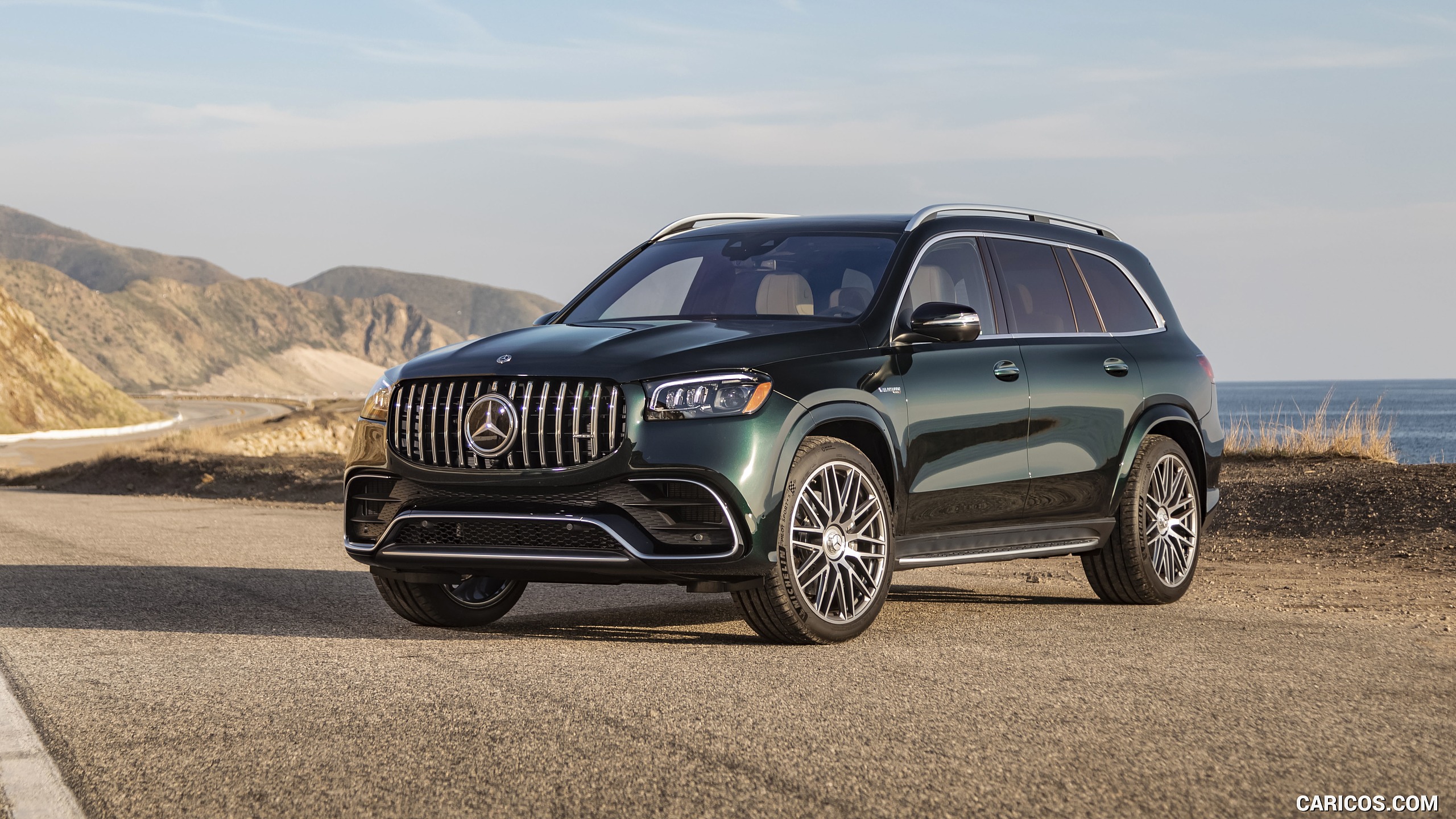 2021 Mercedes-AMG GLS 63 (US-Spec) - Front Three-Quarter | Caricos