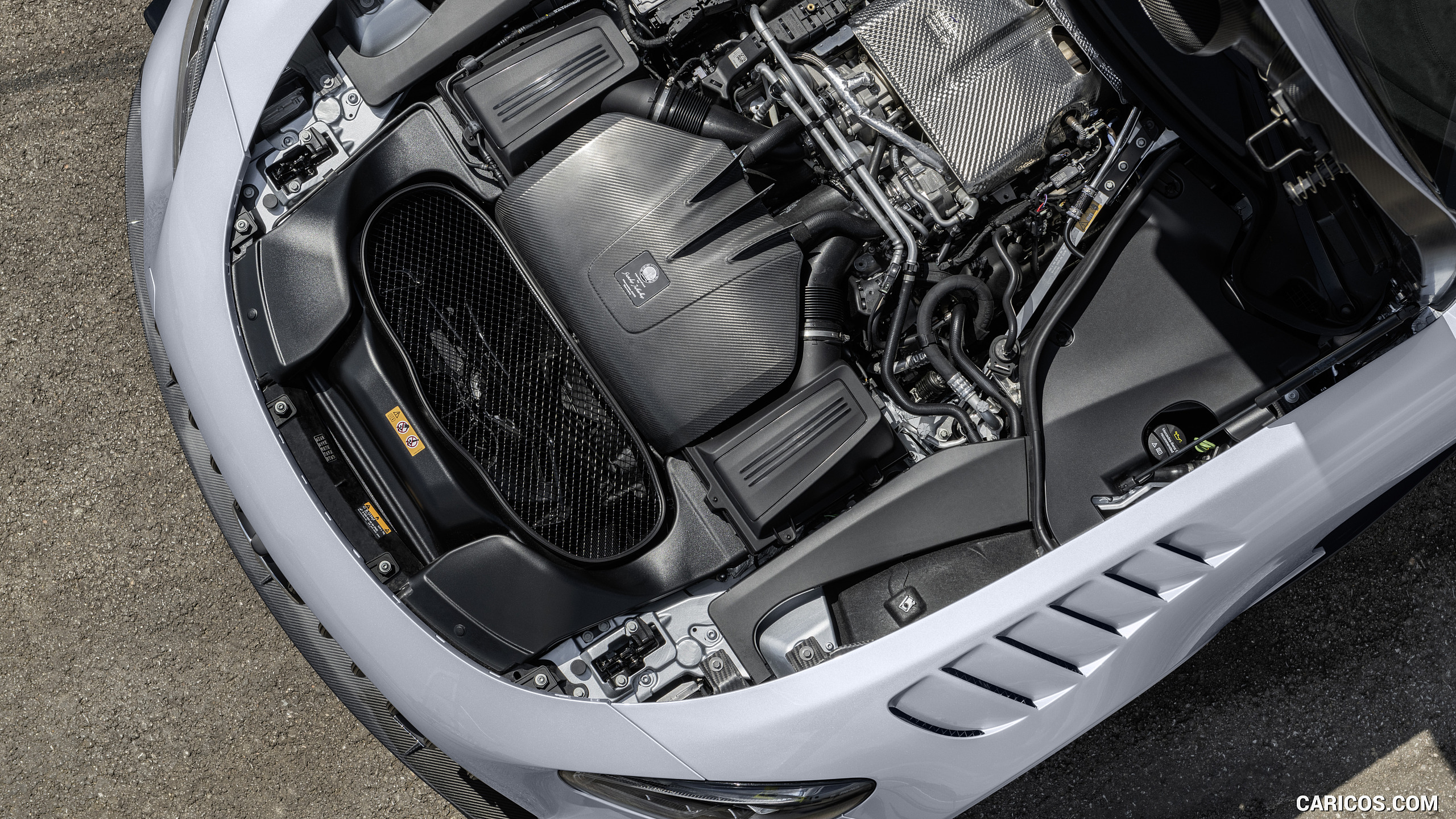 2021 Mercedes-AMG GT Black Series (Color: High Tech Silver) - Engine, #77 of 215