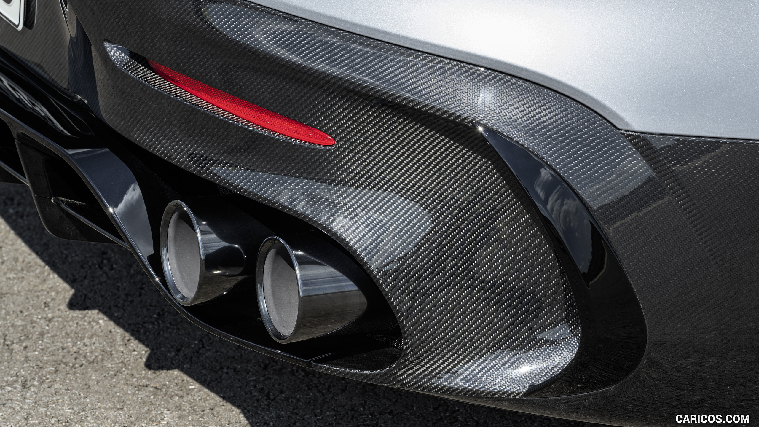2021 Mercedes-AMG GT Black Series (Color: High Tech Silver) - Exhaust, #71 of 215