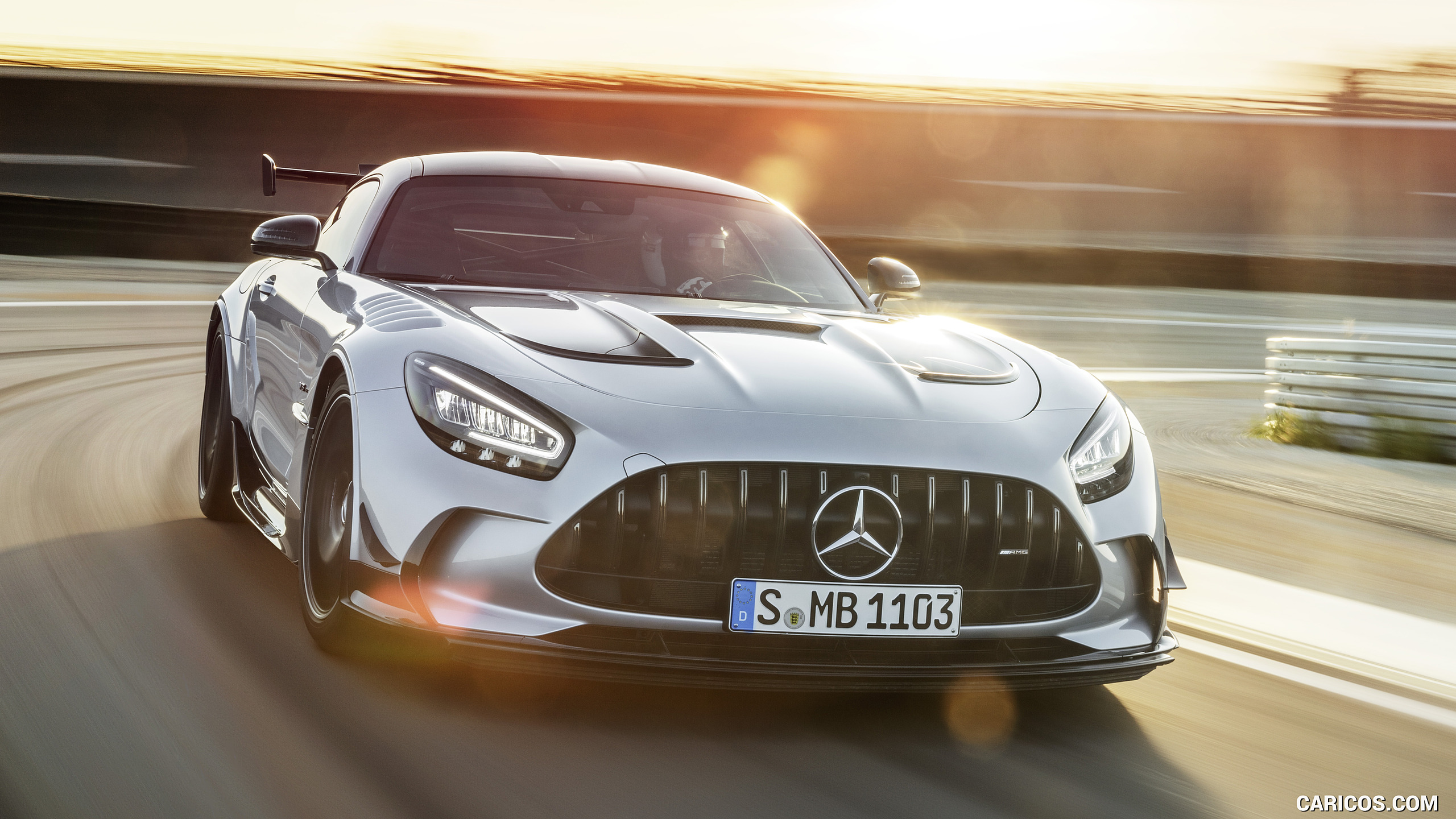 2021 Mercedes-AMG GT Black Series (Color: High Tech Silver) - Front, #3 of 215