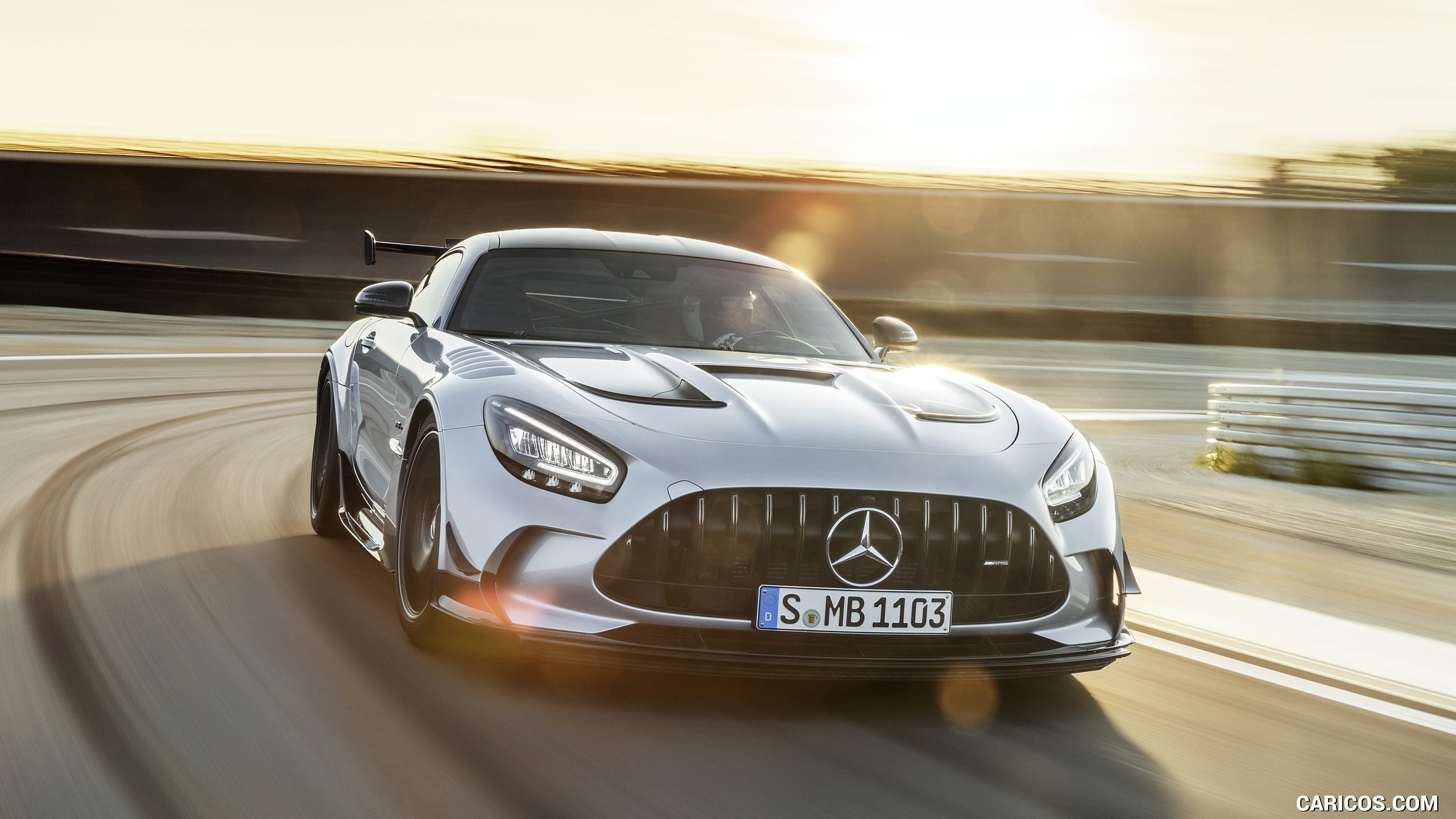 2021 Mercedes-AMG GT Black Series (Color: High Tech Silver) - Front, #5 of 215
