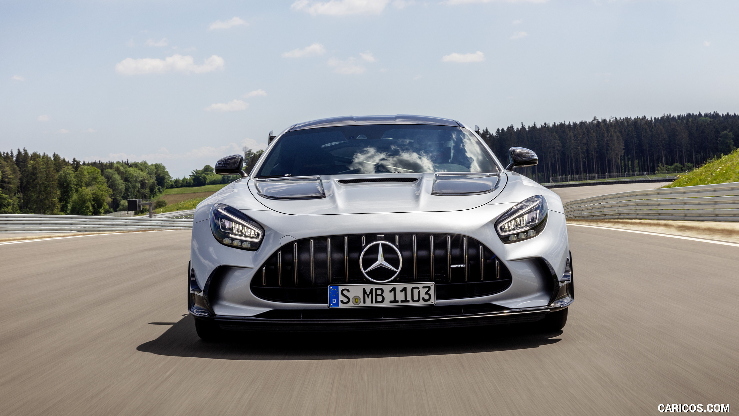 2021 Mercedes-AMG GT Black Series (Color: High Tech Silver) - Front, #14 of 215