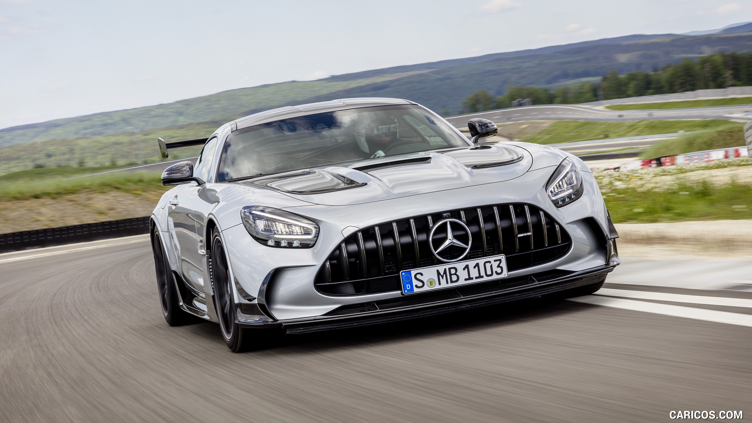 2021 Mercedes-AMG GT Black Series (Color: High Tech Silver) - Front, #16 of 215