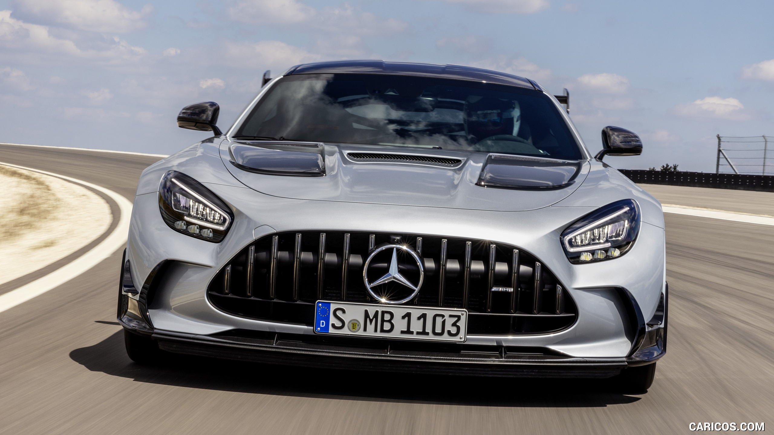 2021 Mercedes-AMG GT Black Series (Color: High Tech Silver) - Front, #18 of 215