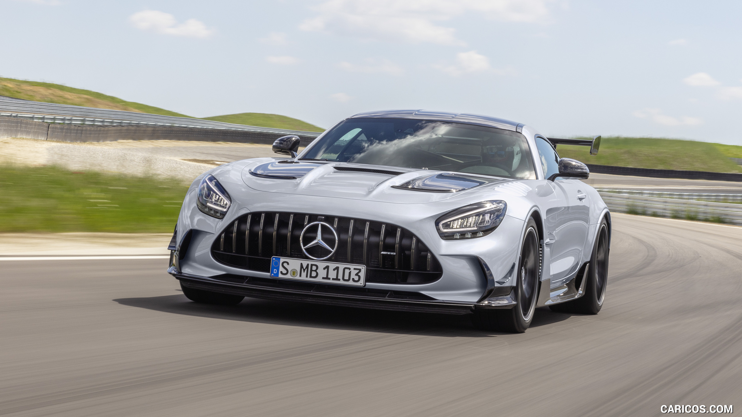2021 Mercedes-AMG GT Black Series (Color: High Tech Silver) - Front, #21 of 215