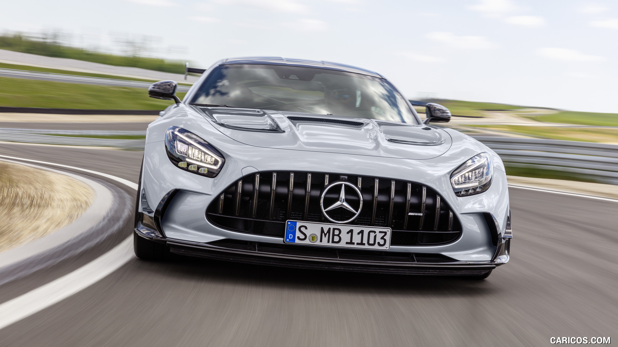 2021 Mercedes-AMG GT Black Series (Color: High Tech Silver) - Front, #22 of 215