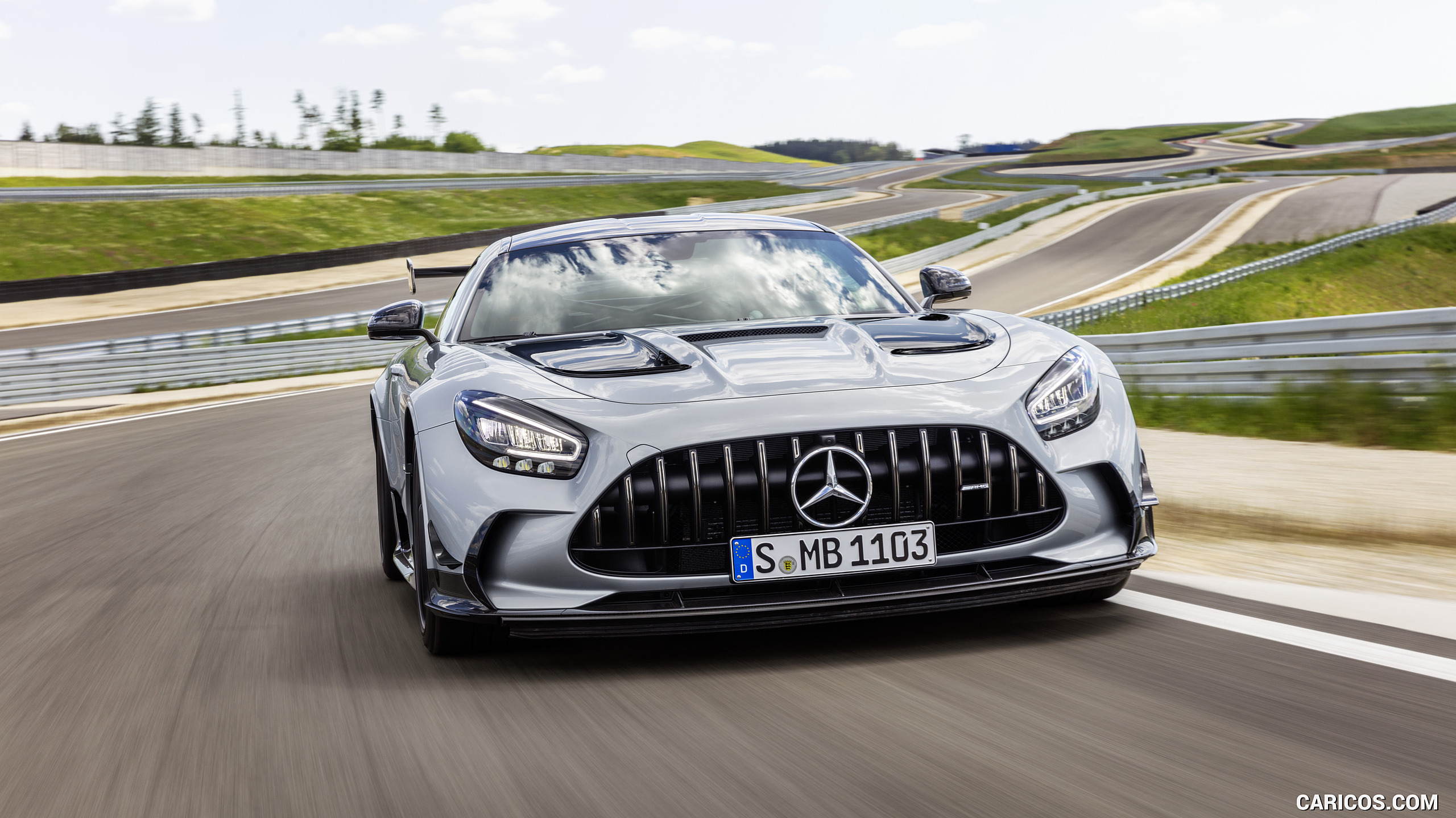 2021 Mercedes-AMG GT Black Series (Color: High Tech Silver) - Front, #32 of 215