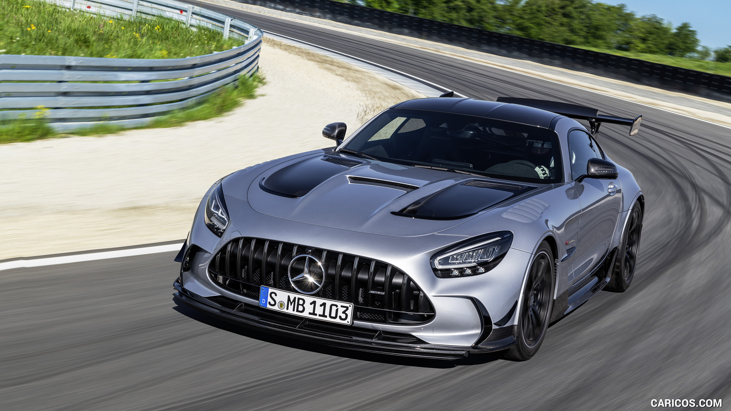 2021 Mercedes-AMG GT Black Series (Color: High Tech Silver) - Front, #33 of 215