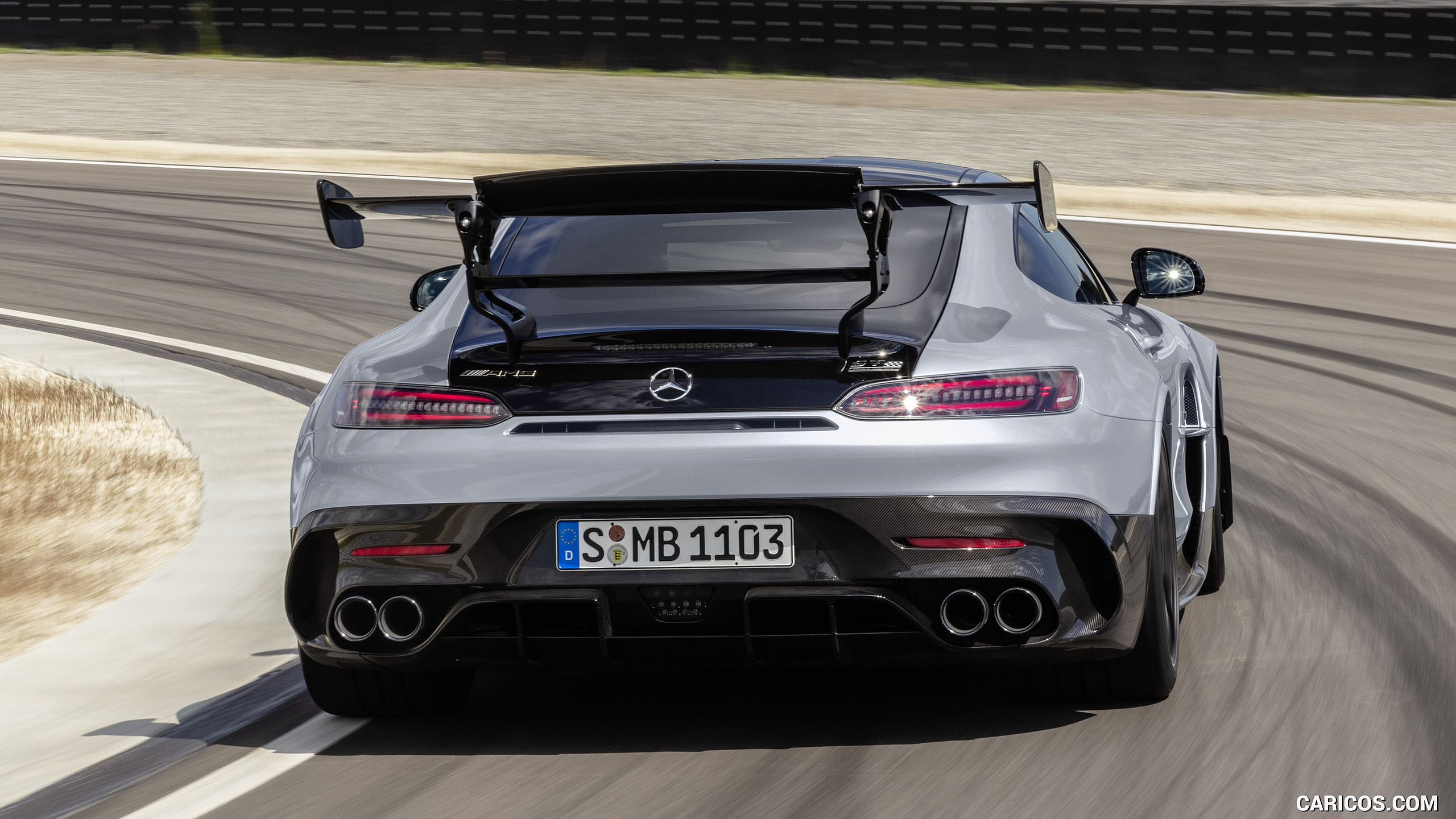 2021 Mercedes-AMG GT Black Series (Color: High Tech Silver) - Rear, #23 of 215