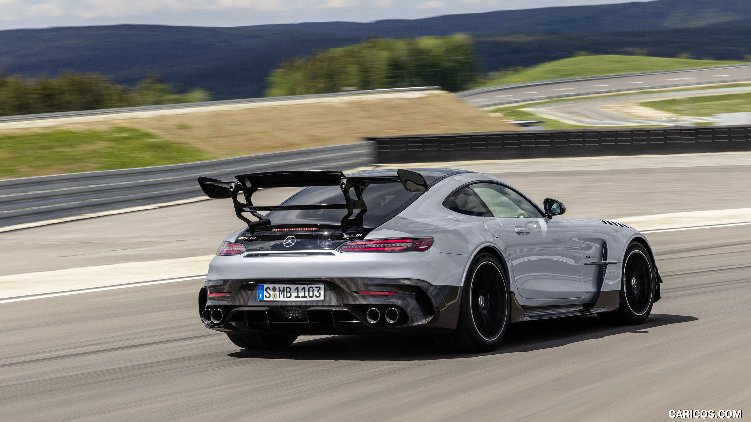 2021 Mercedes-AMG GT Black Series (Color: High Tech Silver) - Rear, #24 of 215