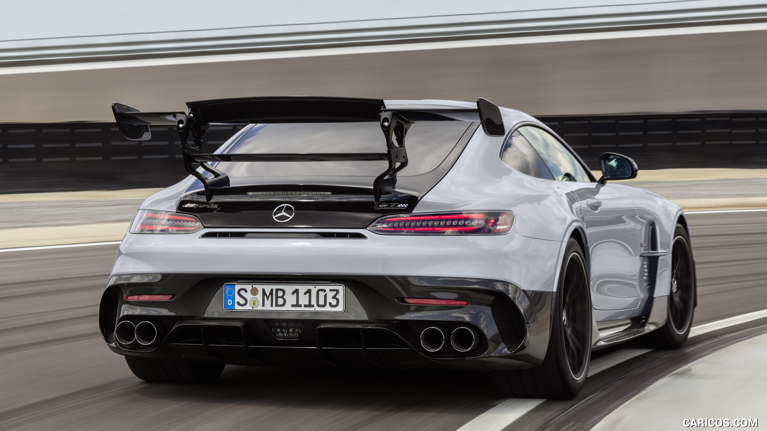 2021 Mercedes-AMG GT Black Series (Color: High Tech Silver) - Rear, #31 of 215