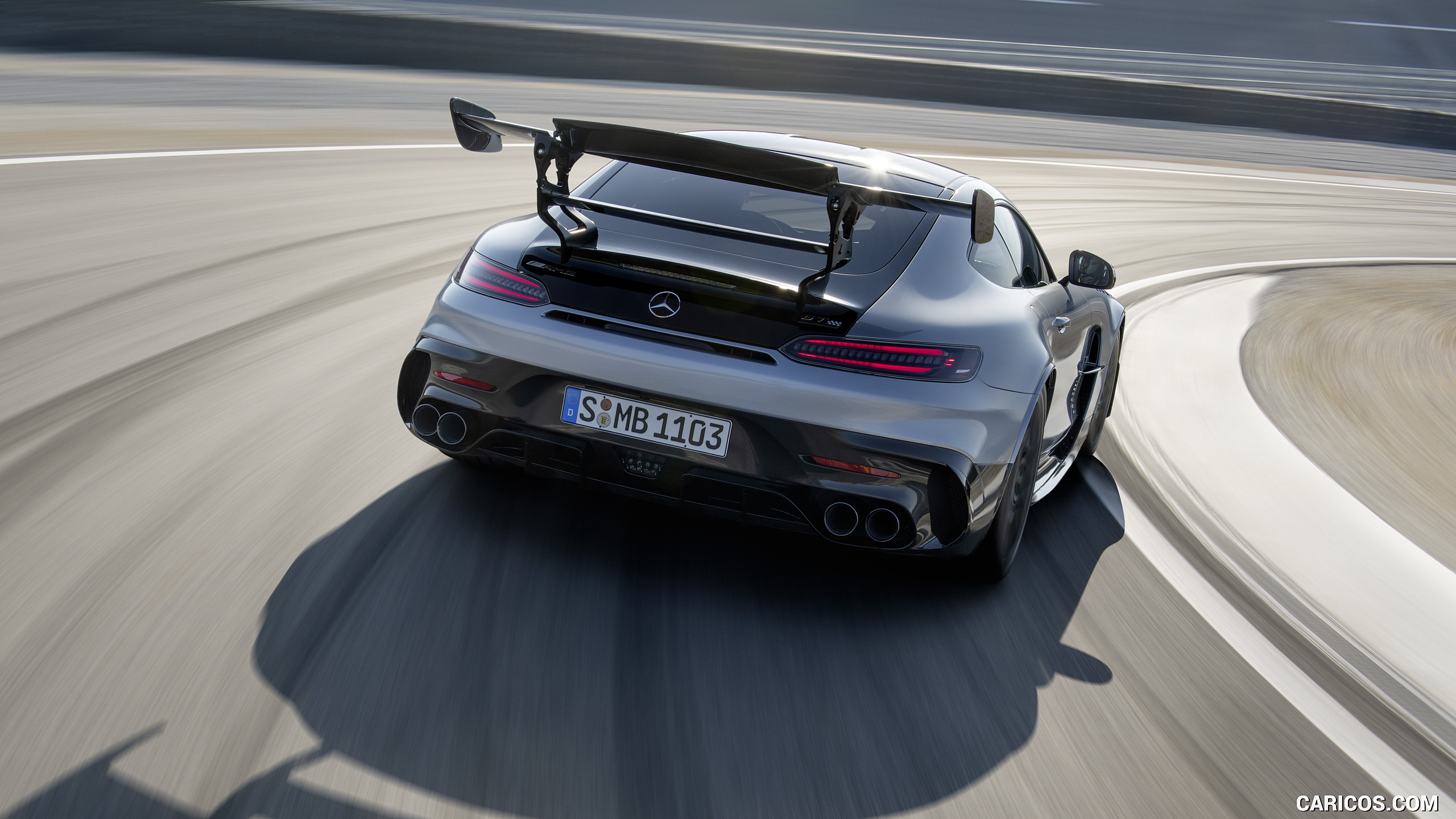 2021 Mercedes-AMG GT Black Series (Color: High Tech Silver) - Rear, #35 of 215