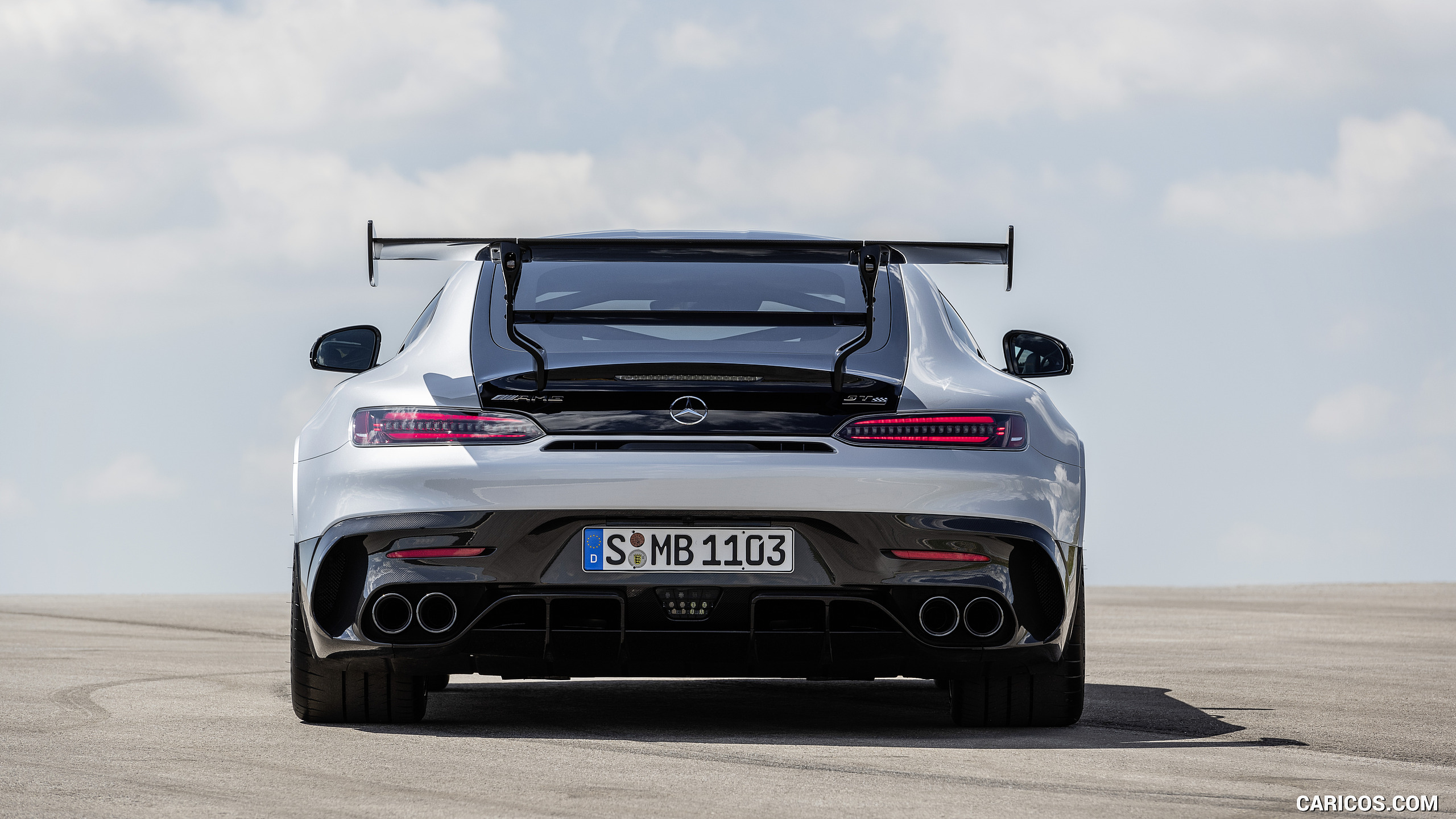 2021 Mercedes-AMG GT Black Series (Color: High Tech Silver) - Rear, #46 of 215