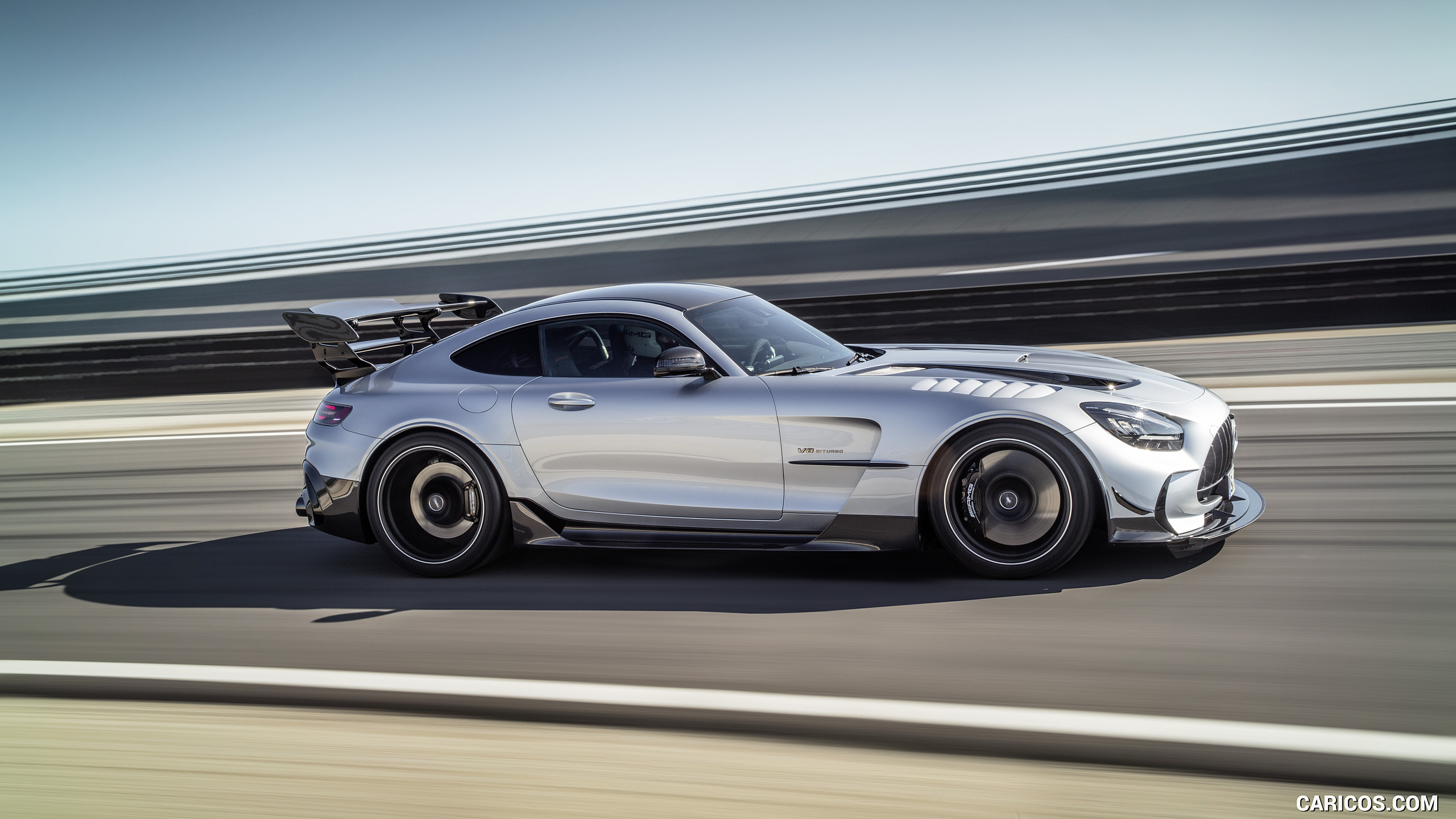 2021 Mercedes-AMG GT Black Series (Color: High Tech Silver) - Side, #17 of 215