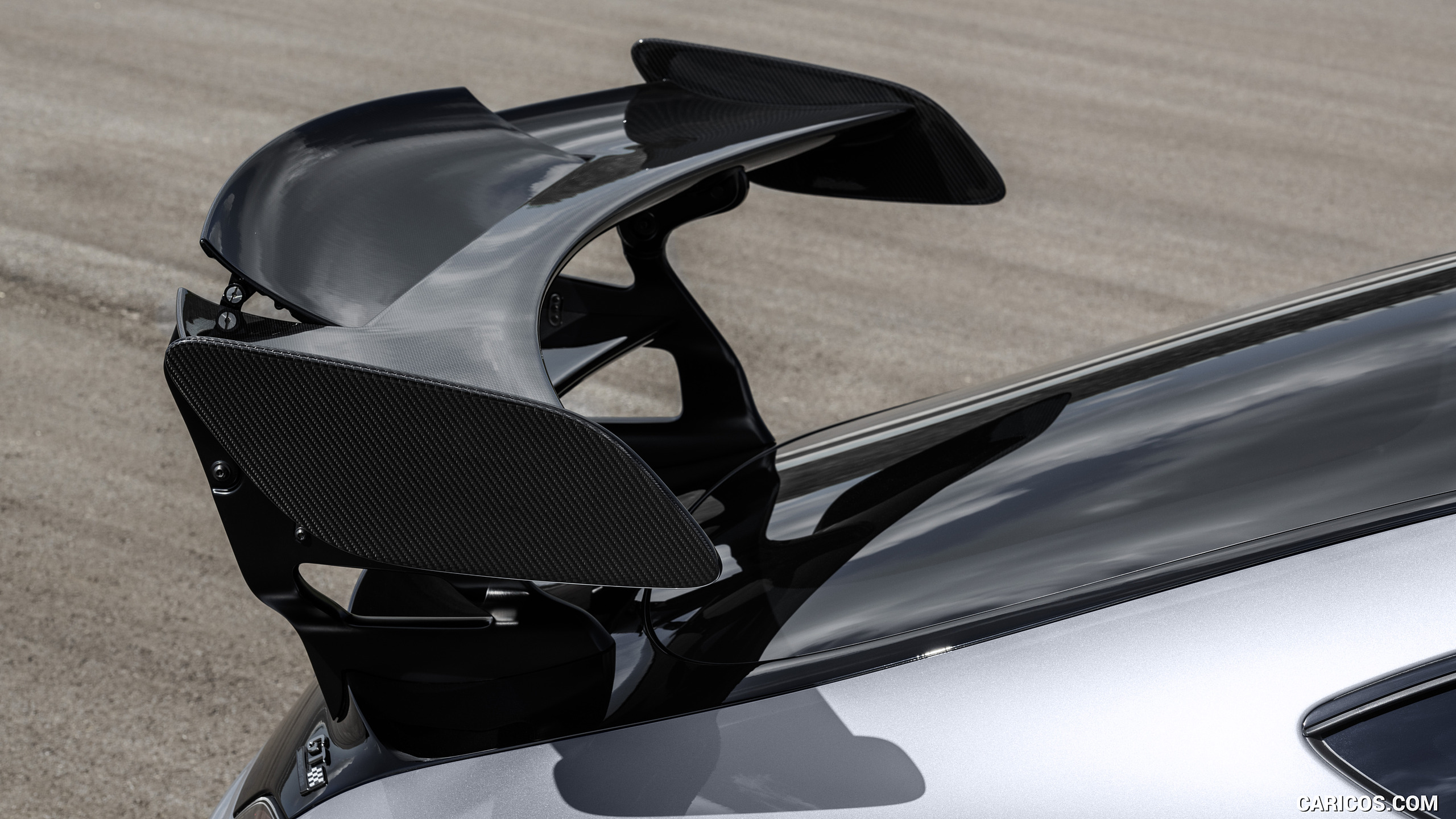 2021 Mercedes-AMG GT Black Series (Color: High Tech Silver) - Spoiler, #65 of 215