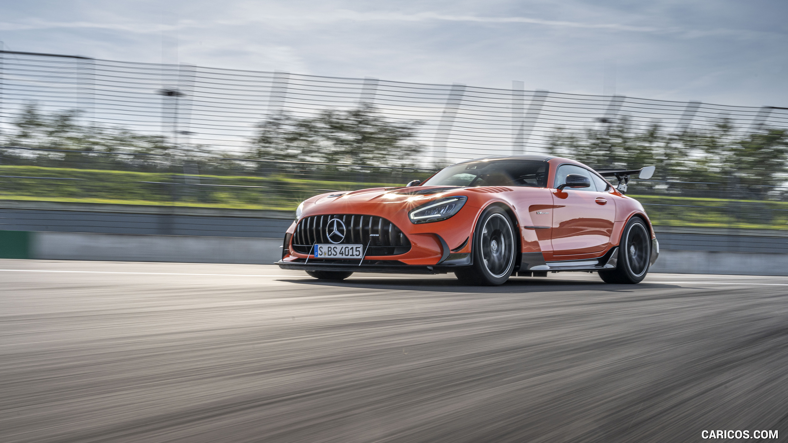 2021 Mercedes-AMG GT Black Series (Color: Magma Beam) - Front Three-Quarter, #114 of 215