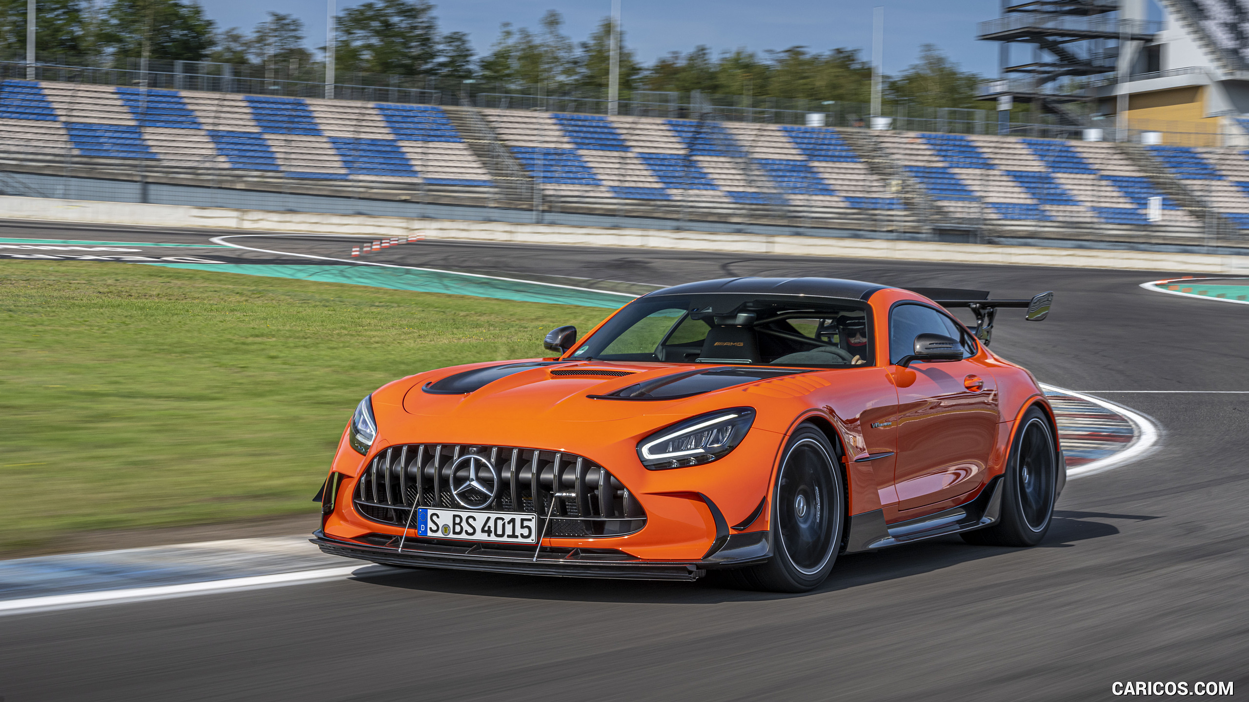2021 Mercedes-AMG GT Black Series (Color: Magma Beam) - Front Three-Quarter, #117 of 215