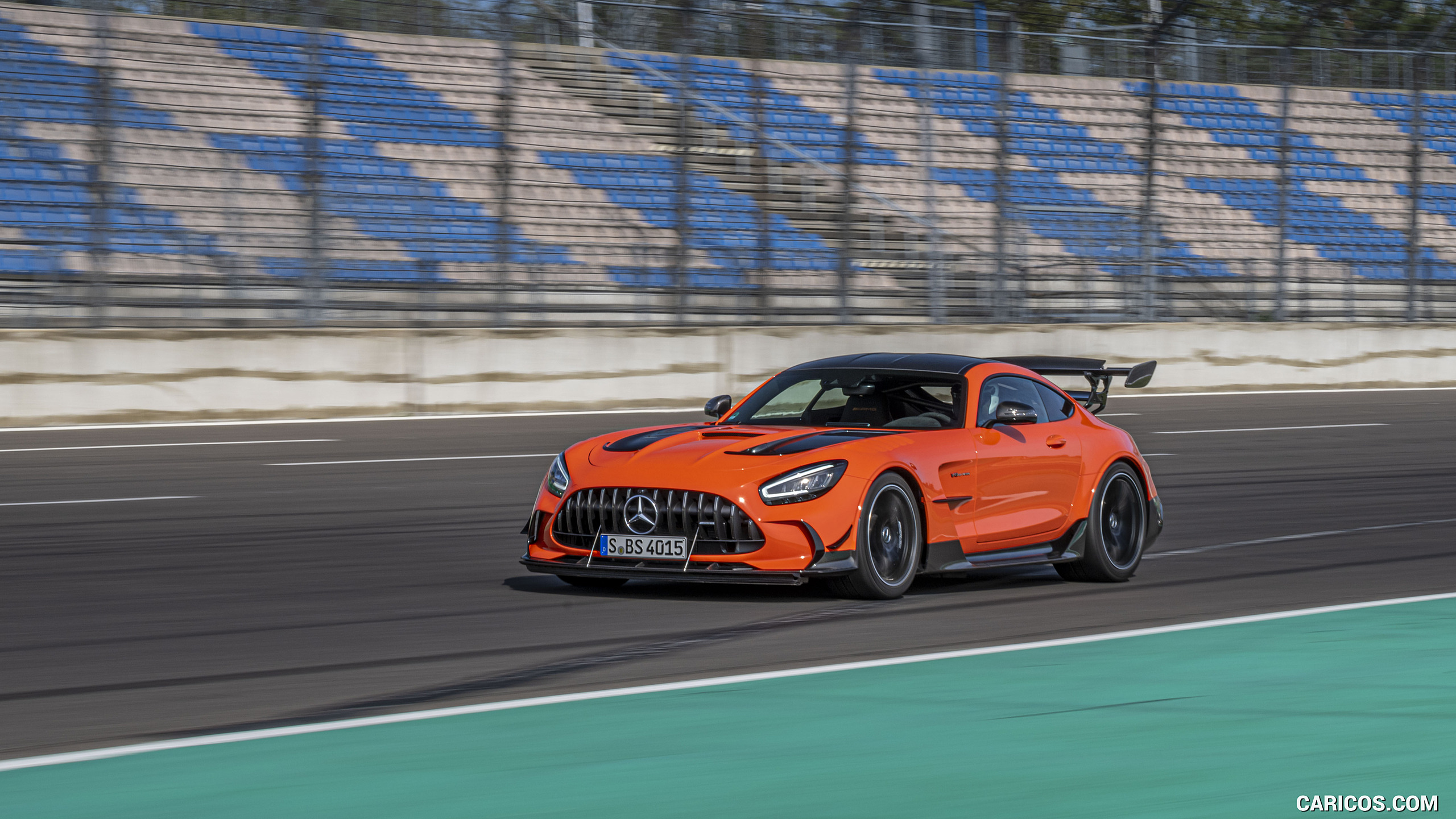 2021 Mercedes-AMG GT Black Series (Color: Magma Beam) - Front Three-Quarter, #120 of 215