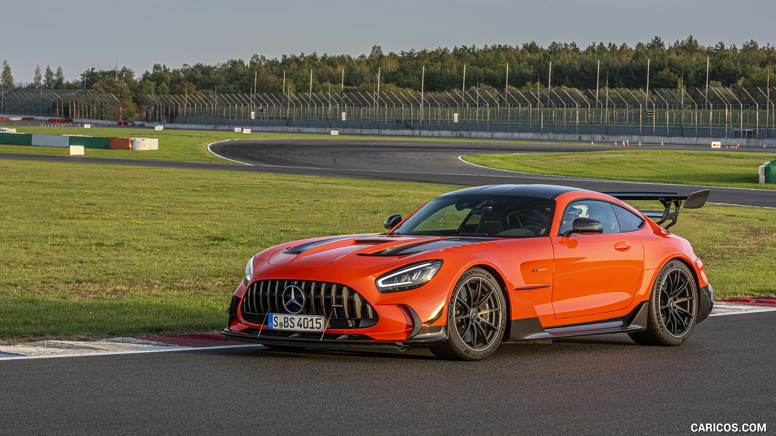 2021 Mercedes-AMG GT Black Series (Color: Magma Beam) - Front Three-Quarter, #130 of 215