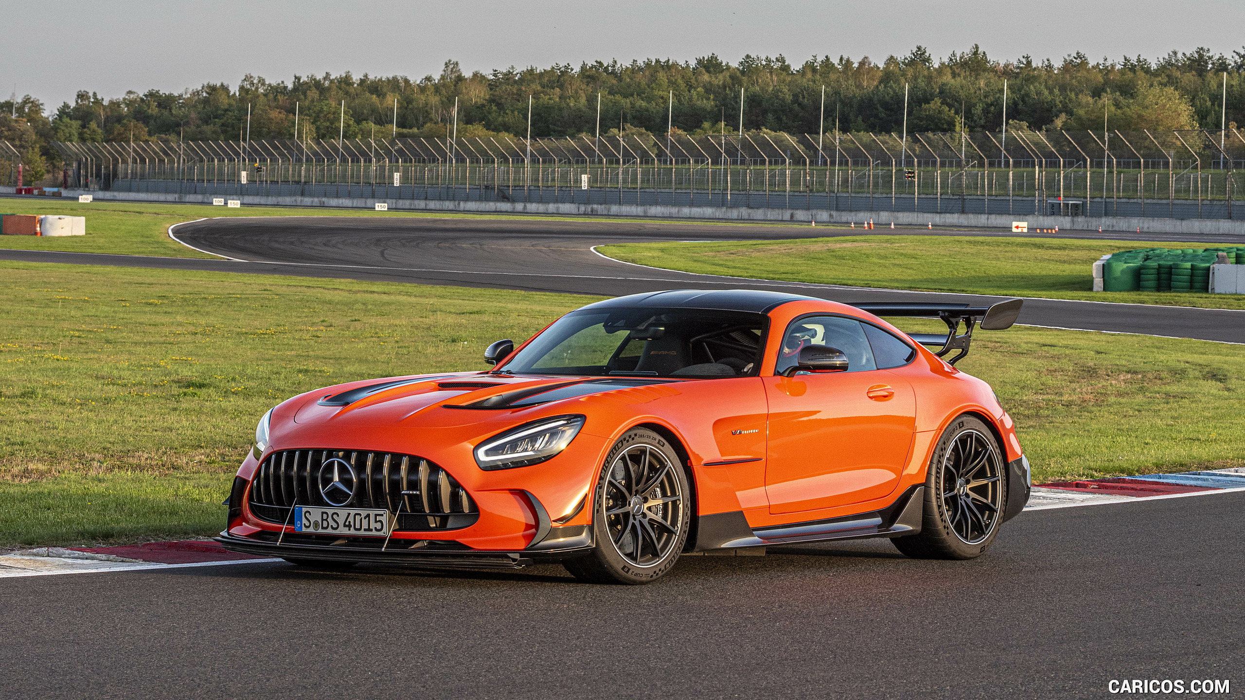 2021 Mercedes-AMG GT Black Series (Color: Magma Beam) - Front Three-Quarter, #131 of 215