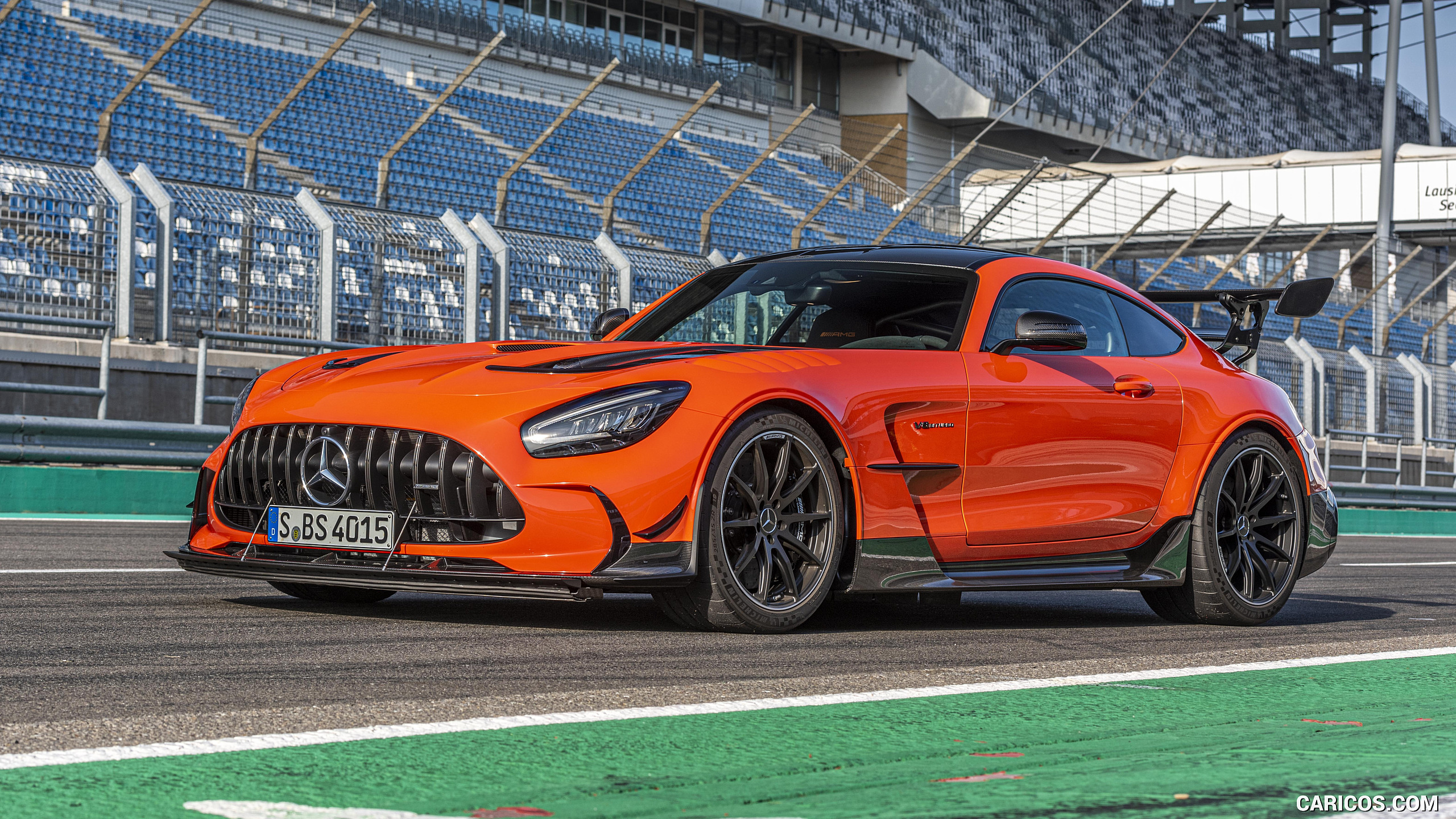 2021 Mercedes-AMG GT Black Series (Color: Magma Beam) - Front Three-Quarter, #158 of 215
