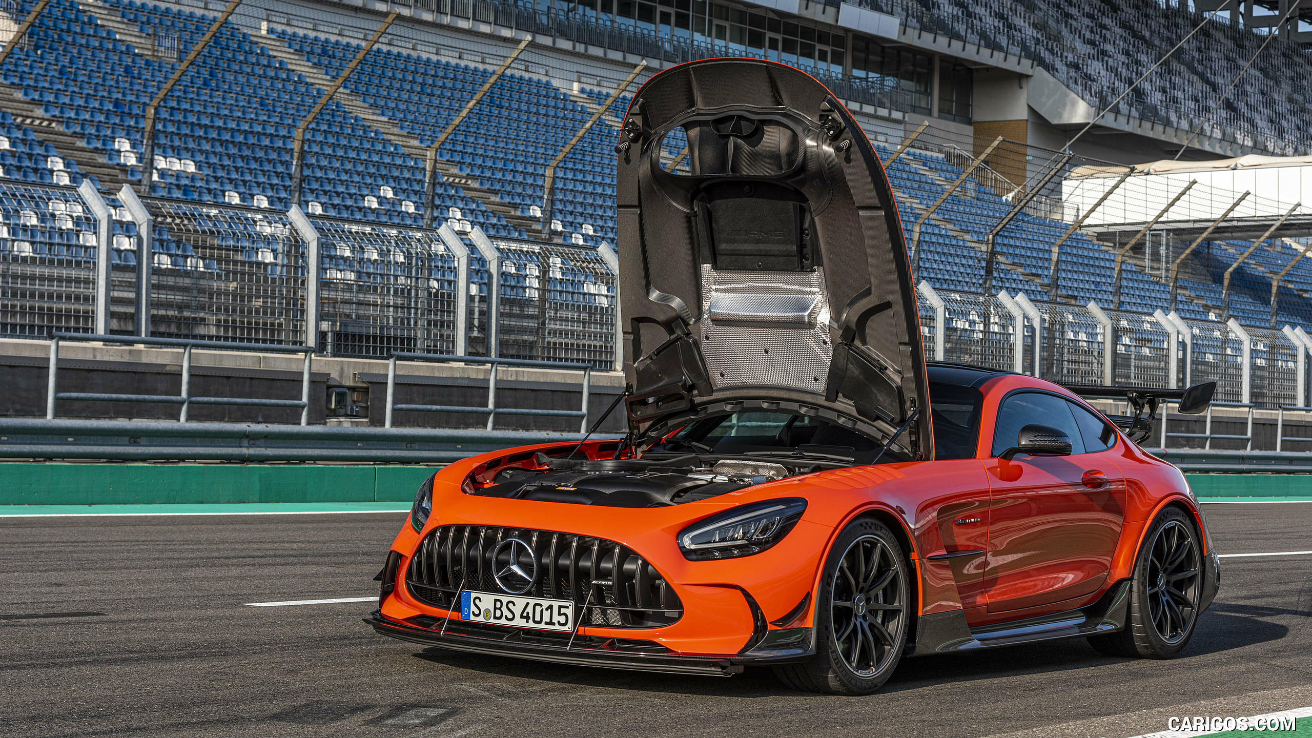 2021 Mercedes-AMG GT Black Series (Color: Magma Beam) - Front Three-Quarter, #159 of 215