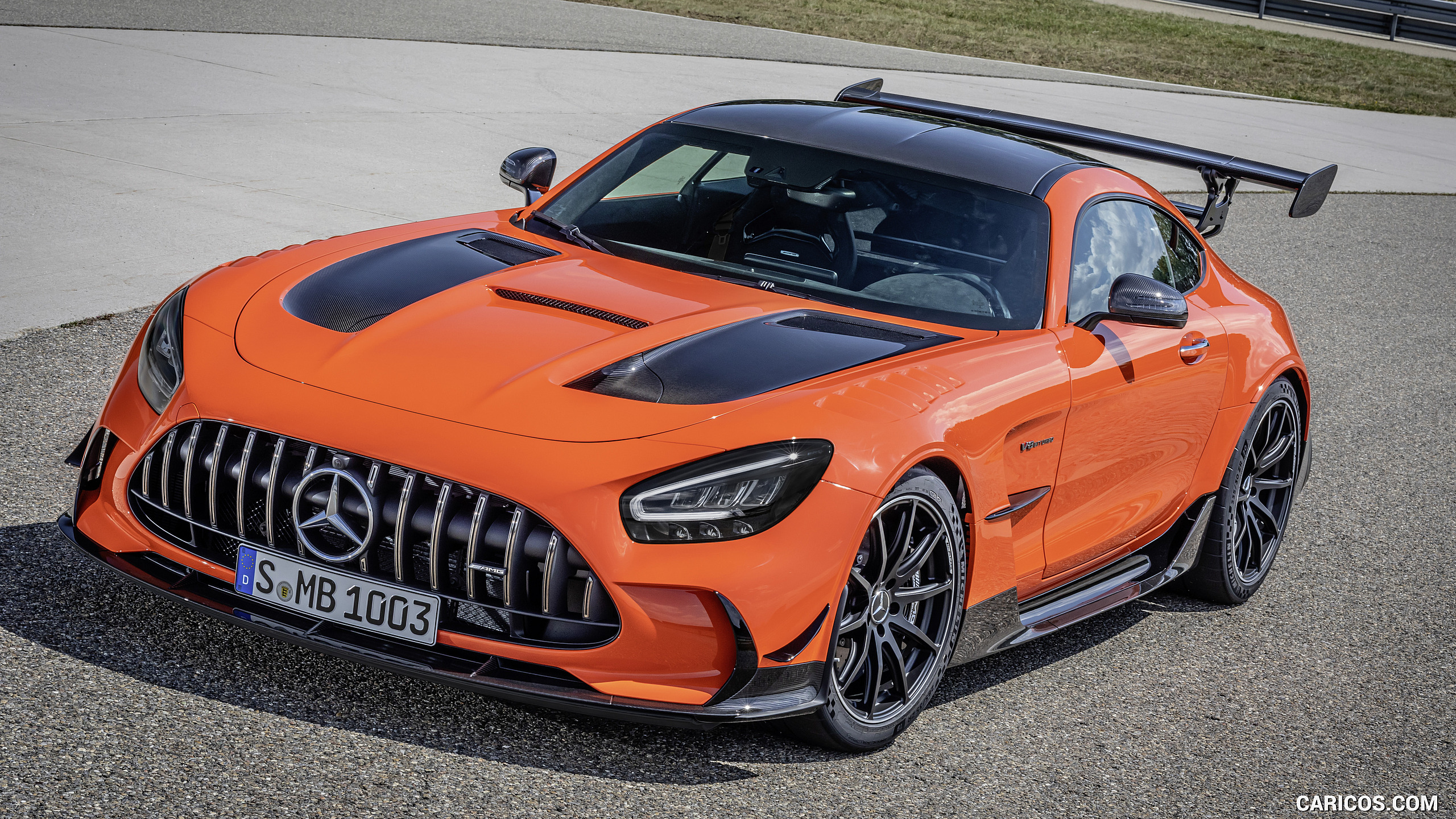 2021 Mercedes-AMG GT Black Series (Color: Magma Beam) - Front Three-Quarter, #161 of 215