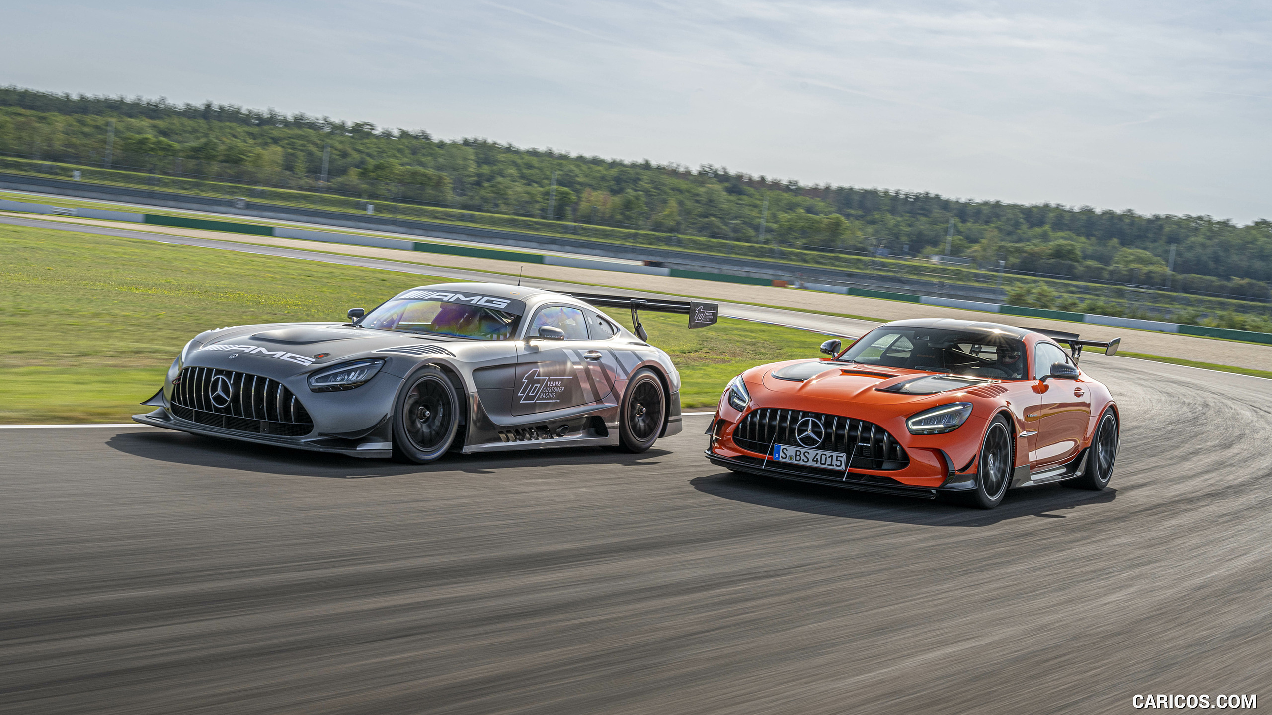 2021 Mercedes-AMG GT Black Series (Color: Magma Beam) and AMG GT3 Racing Car, #138 of 215