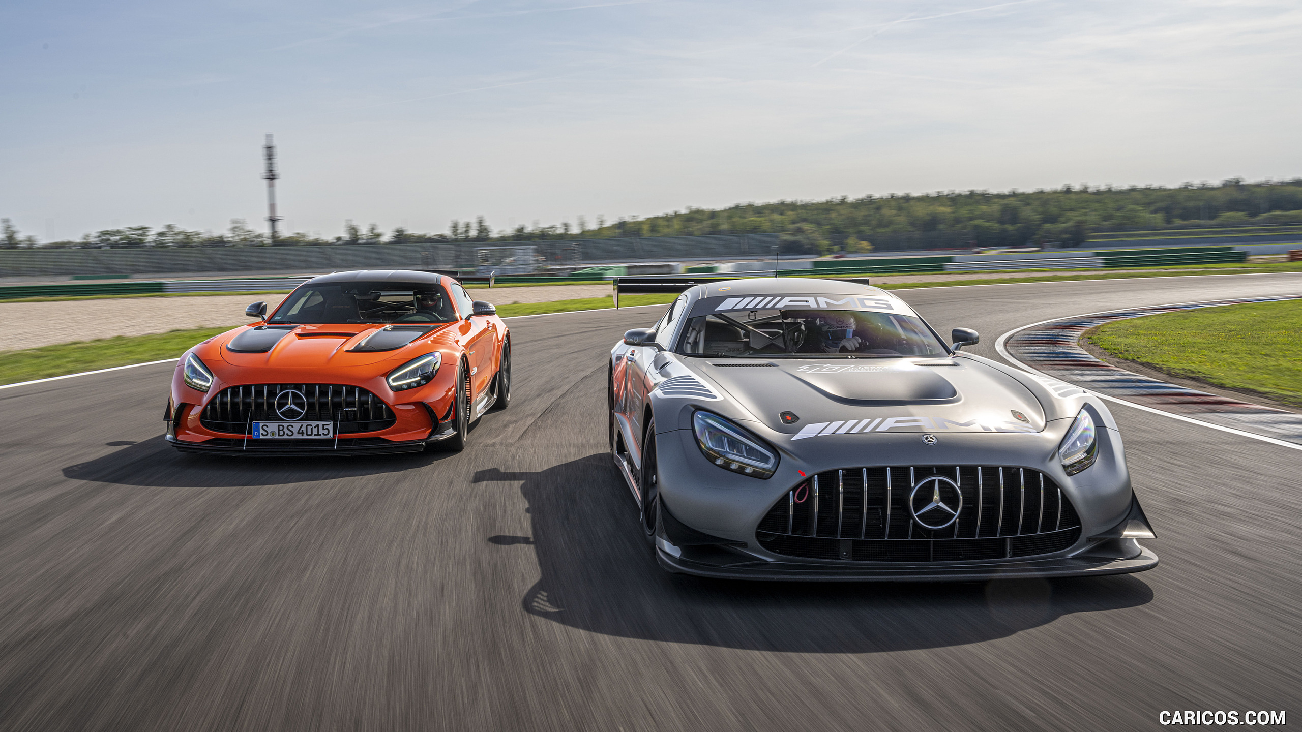 2021 Mercedes-AMG GT Black Series (Color: Magma Beam) and AMG GT3 Racing Car, #140 of 215