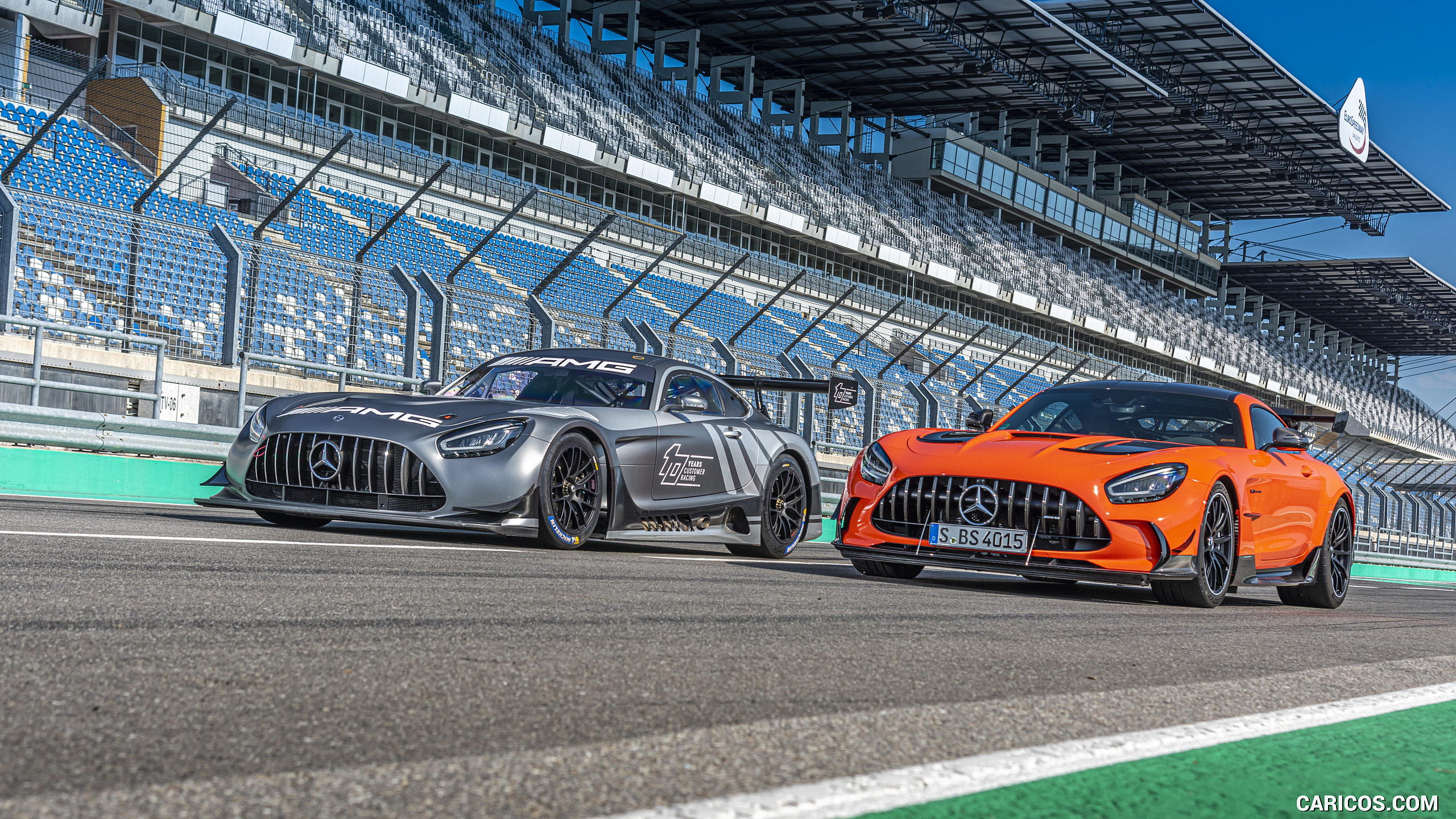 2021 Mercedes-AMG GT Black Series (Color: Magma Beam) and AMG GT3 Racing Car, #142 of 215