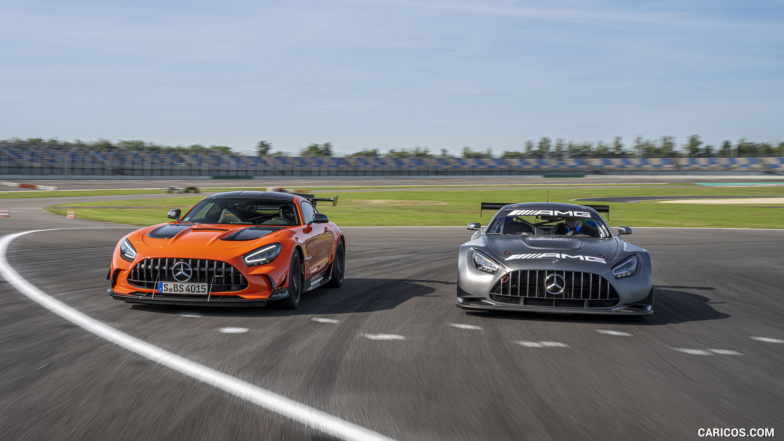 2021 Mercedes-AMG GT Black Series (Color: Magma Beam) and AMG GT3 Racing Car, #144 of 215