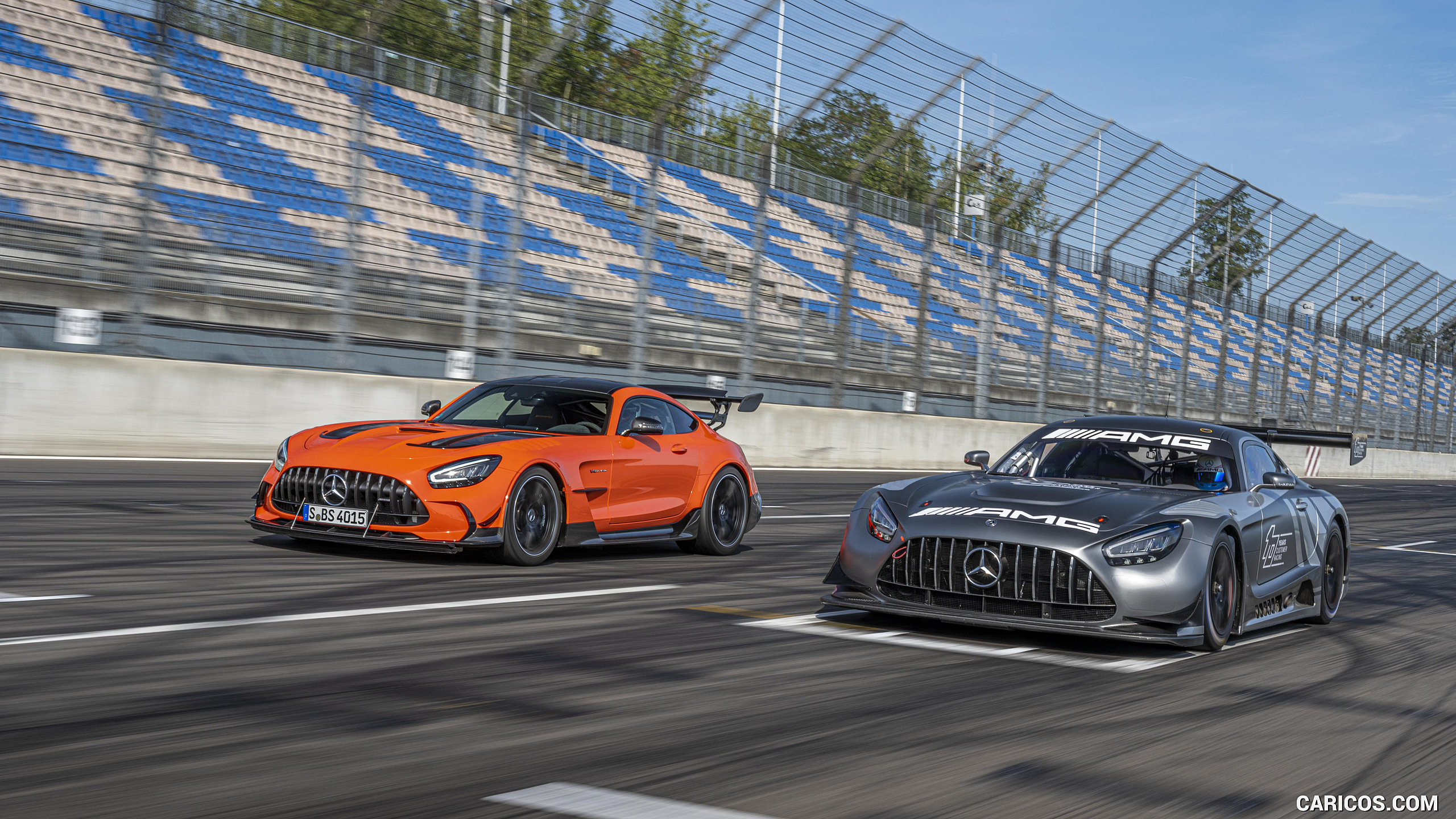 2021 Mercedes-AMG GT Black Series (Color: Magma Beam) and AMG GT3 Racing Car, #145 of 215