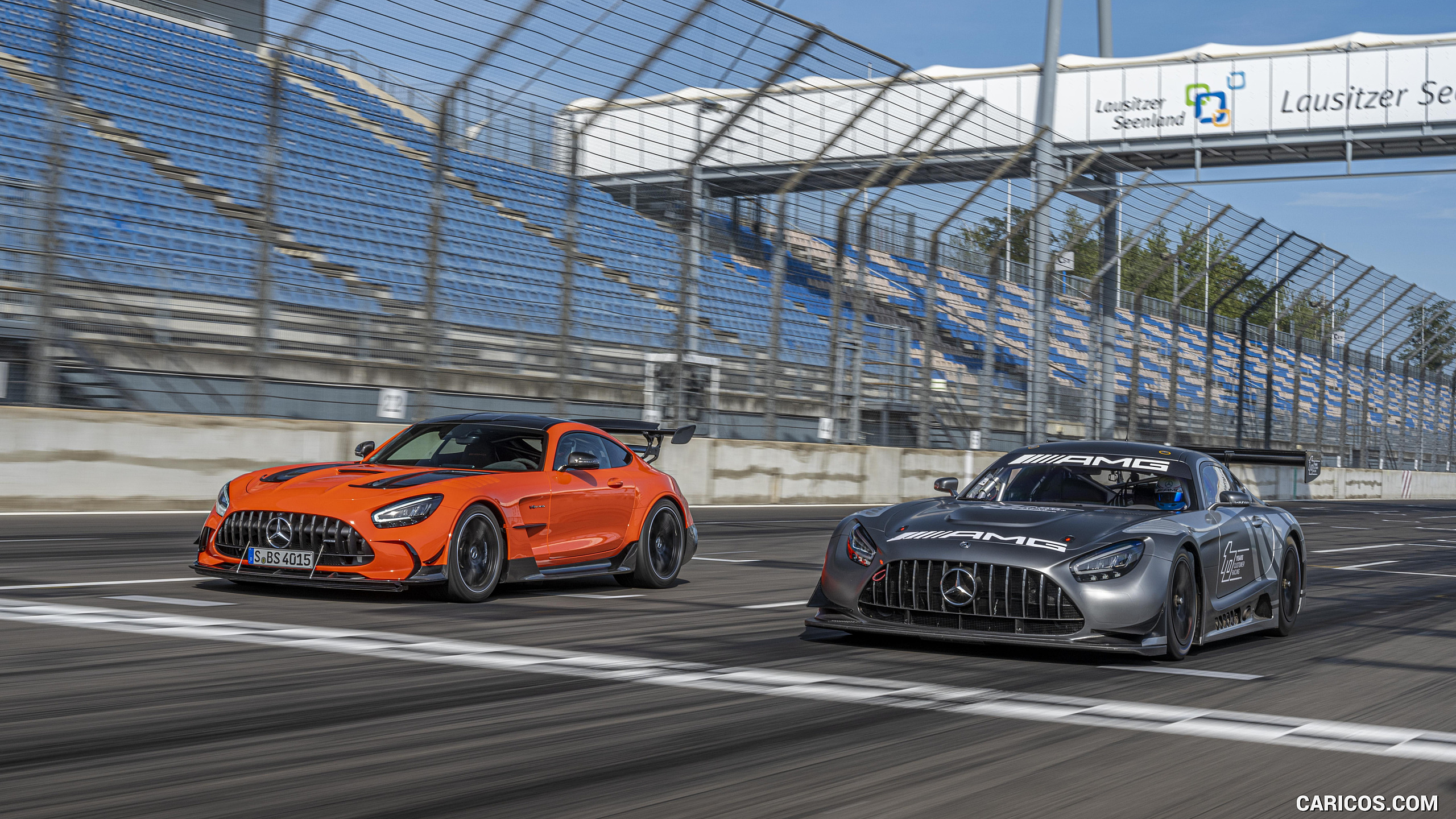 2021 Mercedes-AMG GT Black Series (Color: Magma Beam) and AMG GT3 Racing Car, #147 of 215