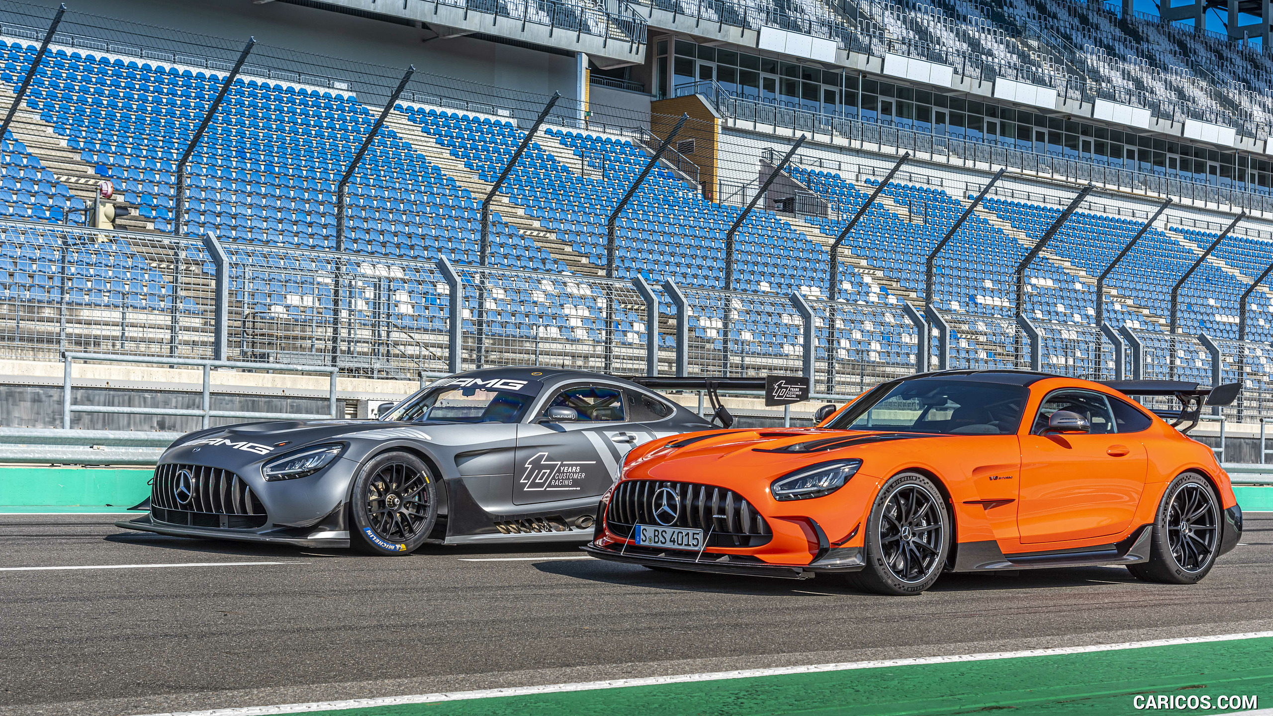 2021 Mercedes-AMG GT Black Series (Color: Magma Beam) and AMG GT3 Racing Car, #148 of 215