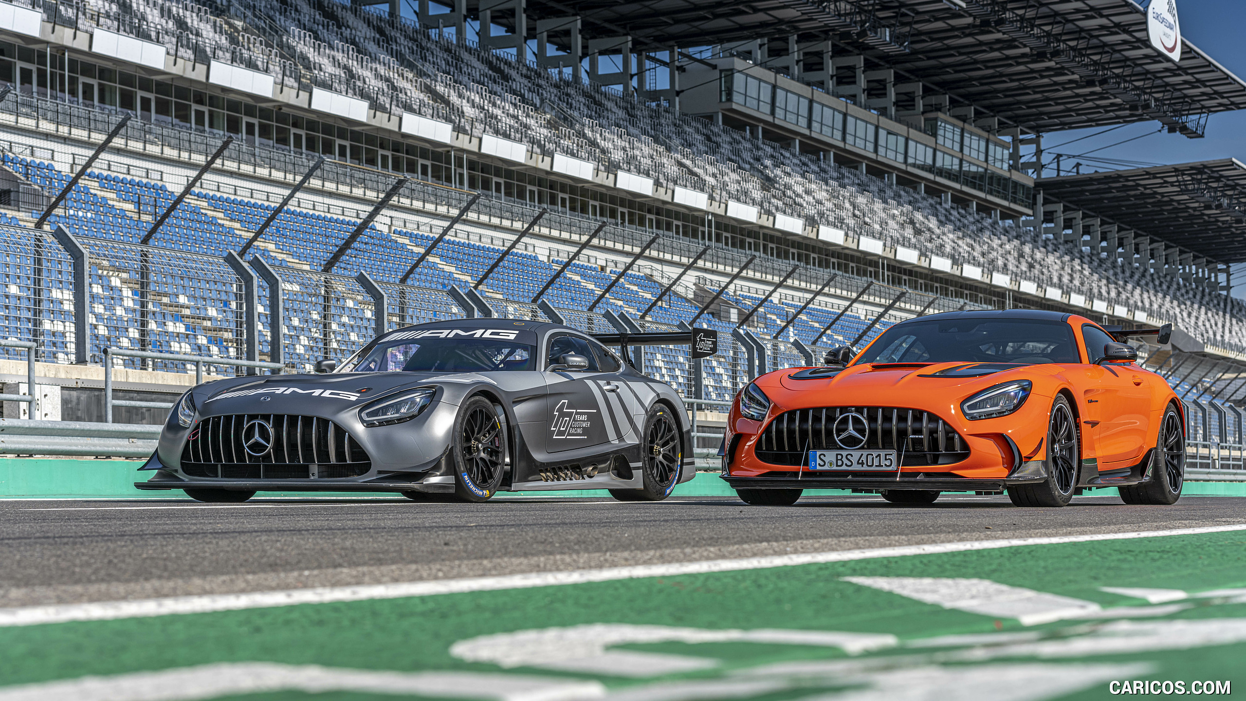 2021 Mercedes-AMG GT Black Series (Color: Magma Beam) and AMG GT3 Racing Car, #149 of 215