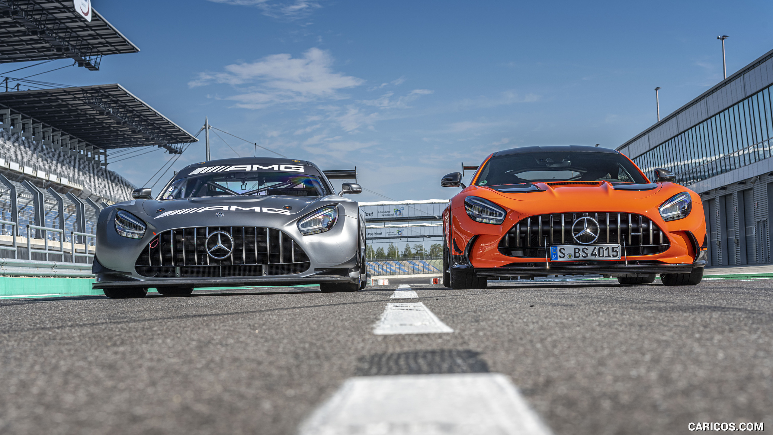 2021 Mercedes-AMG GT Black Series (Color: Magma Beam) and AMG GT3 Racing Car, #150 of 215