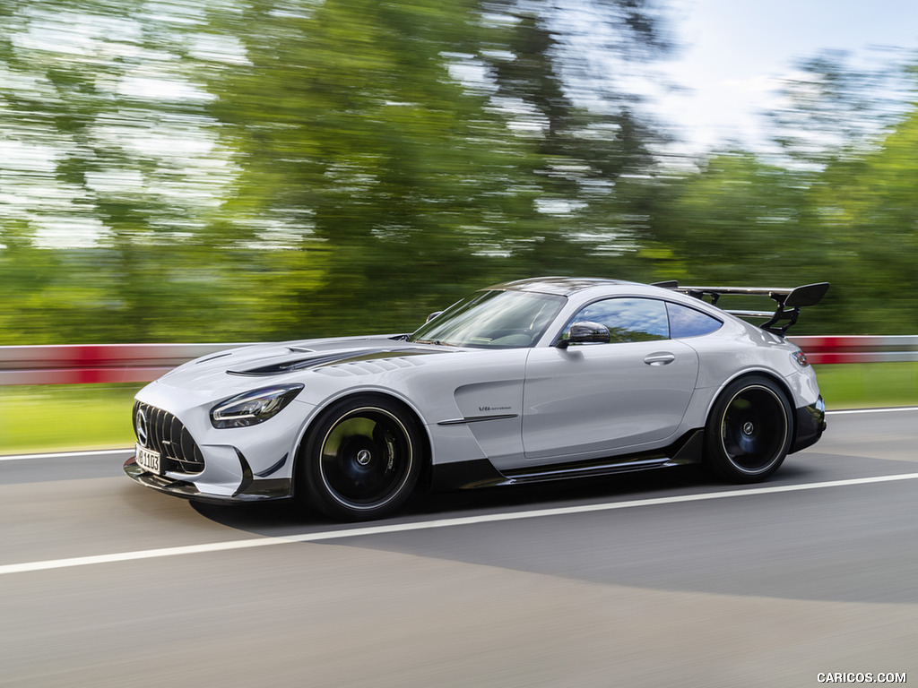 2021 Mercedes-AMG GT Black Series (Color: High Tech Silver) - Front Three-Quarter