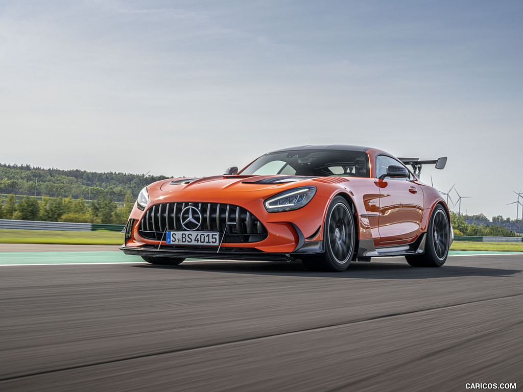 2021 Mercedes-AMG GT Black Series (Color: Magma Beam) - Front Three-Quarter