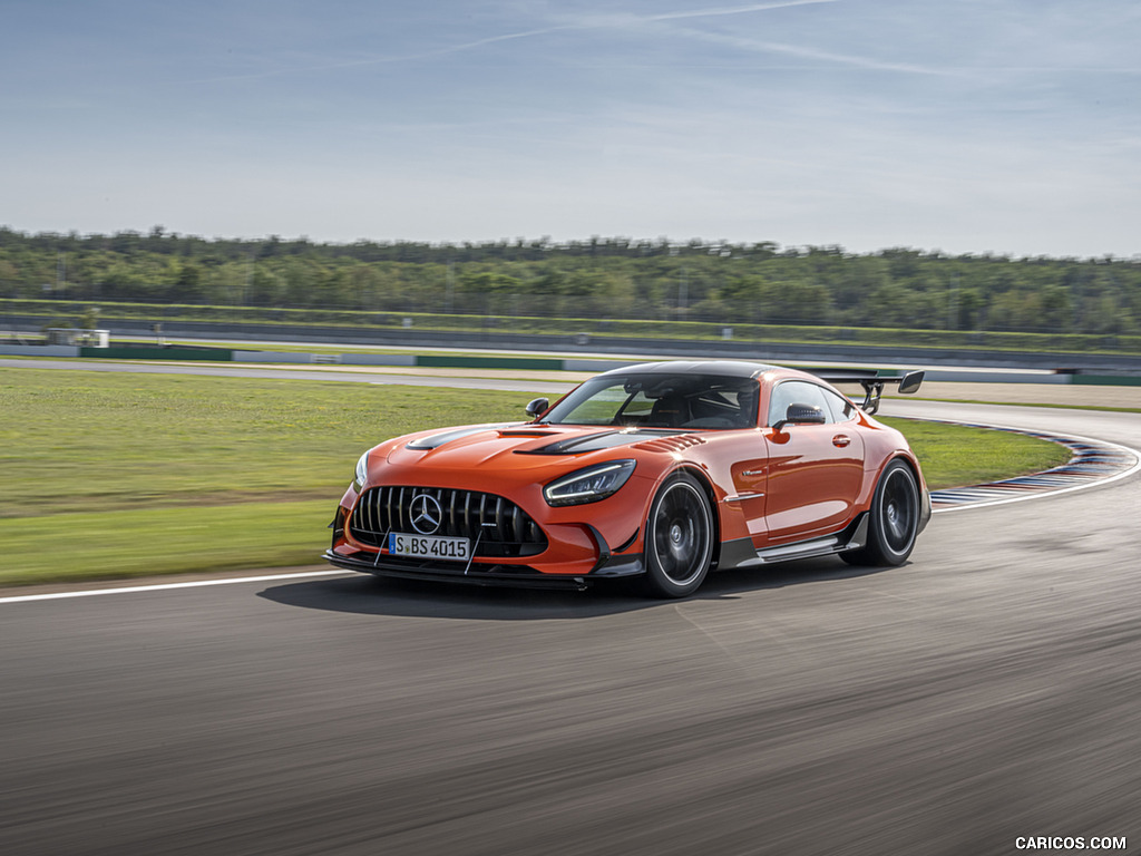 2021 Mercedes-AMG GT Black Series (Color: Magma Beam) - Front Three-Quarter