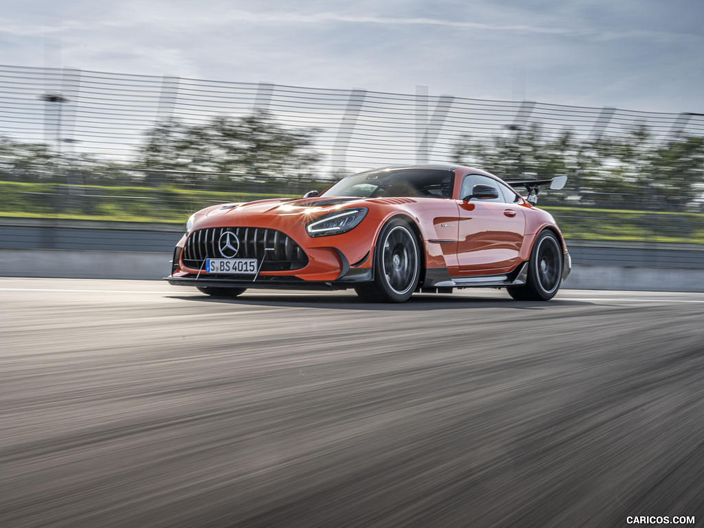 2021 Mercedes-AMG GT Black Series (Color: Magma Beam) - Front Three-Quarter