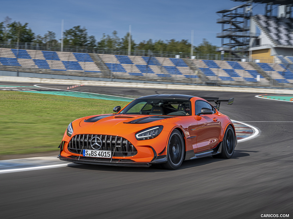 2021 Mercedes-AMG GT Black Series (Color: Magma Beam) - Front Three-Quarter