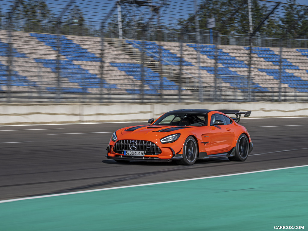 2021 Mercedes-AMG GT Black Series (Color: Magma Beam) - Front Three-Quarter