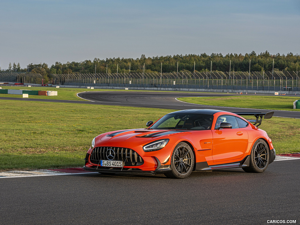 2021 Mercedes-AMG GT Black Series (Color: Magma Beam) - Front Three-Quarter