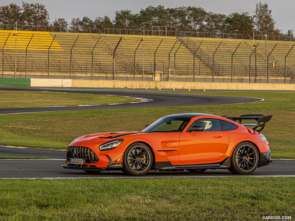 2021 Mercedes-AMG GT Black Series (Color: Magma Beam) - Front Three-Quarter