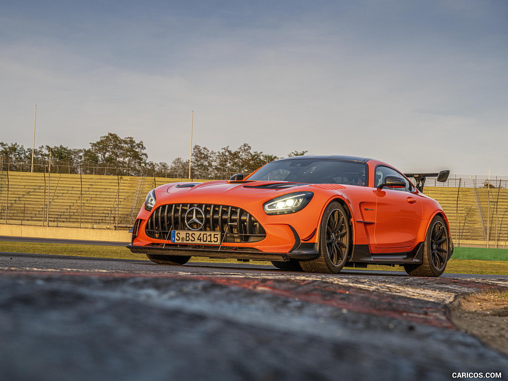 2021 Mercedes-AMG GT Black Series (Color: Magma Beam) - Front Three-Quarter