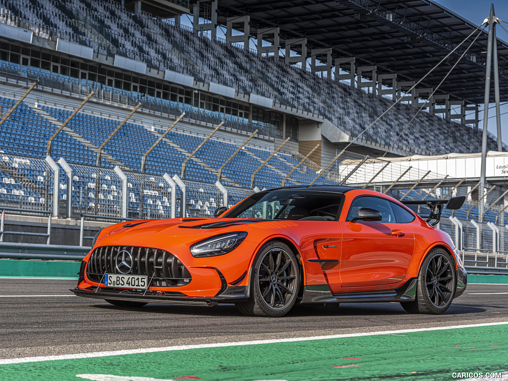 2021 Mercedes-AMG GT Black Series (Color: Magma Beam) - Front Three-Quarter