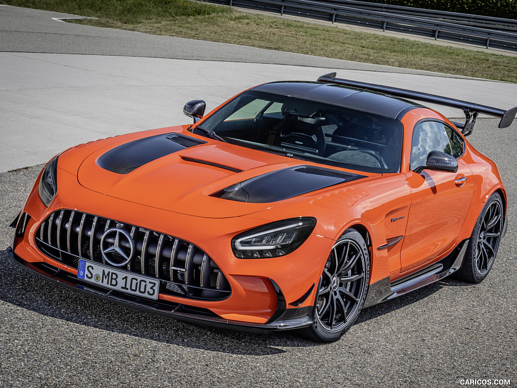 2021 Mercedes-AMG GT Black Series (Color: Magma Beam) - Front Three-Quarter